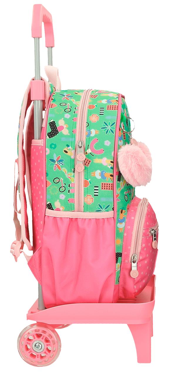 96624T1 MOCHILA ADAP. 38CM. C/CARRO. ENSO GARDEN PARTY - Image 4