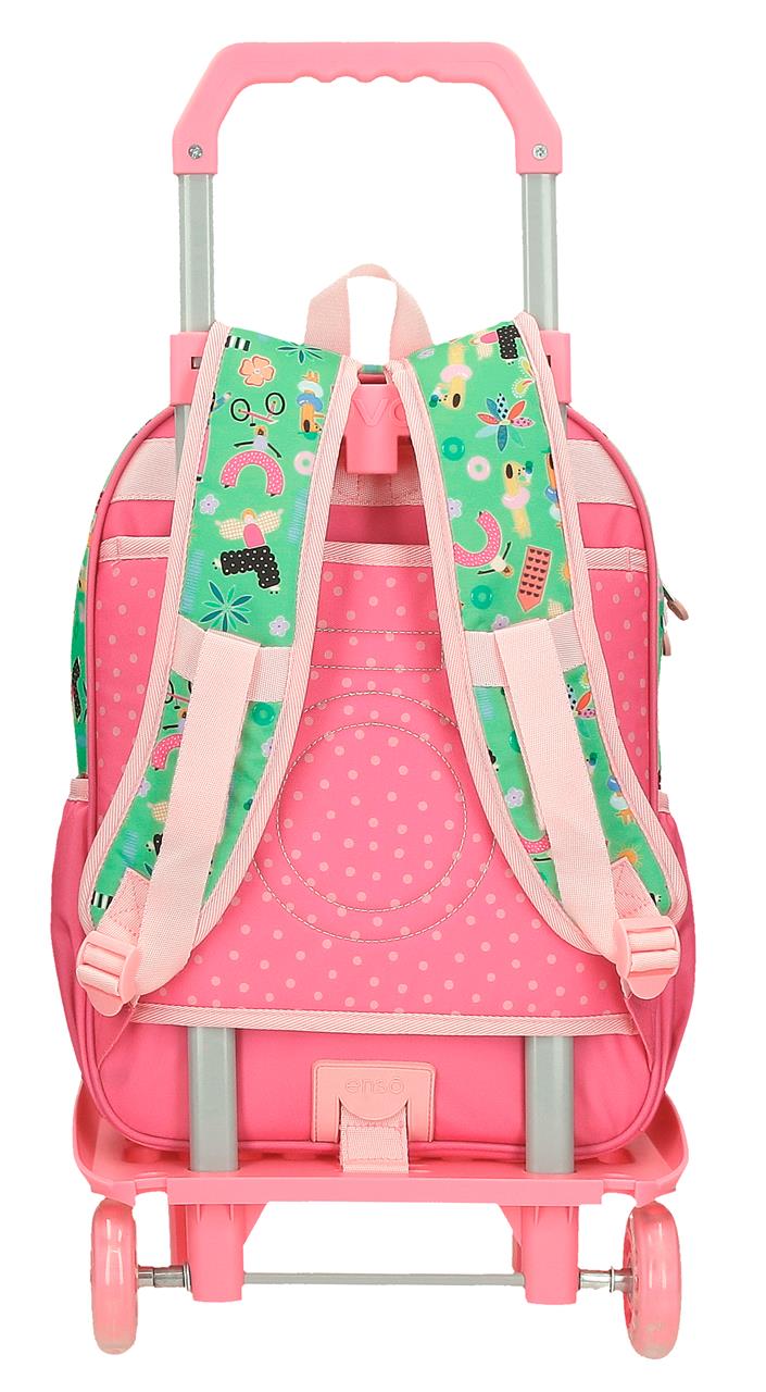 96624T1 MOCHILA ADAP. 38CM. C/CARRO. ENSO GARDEN PARTY - Image 6