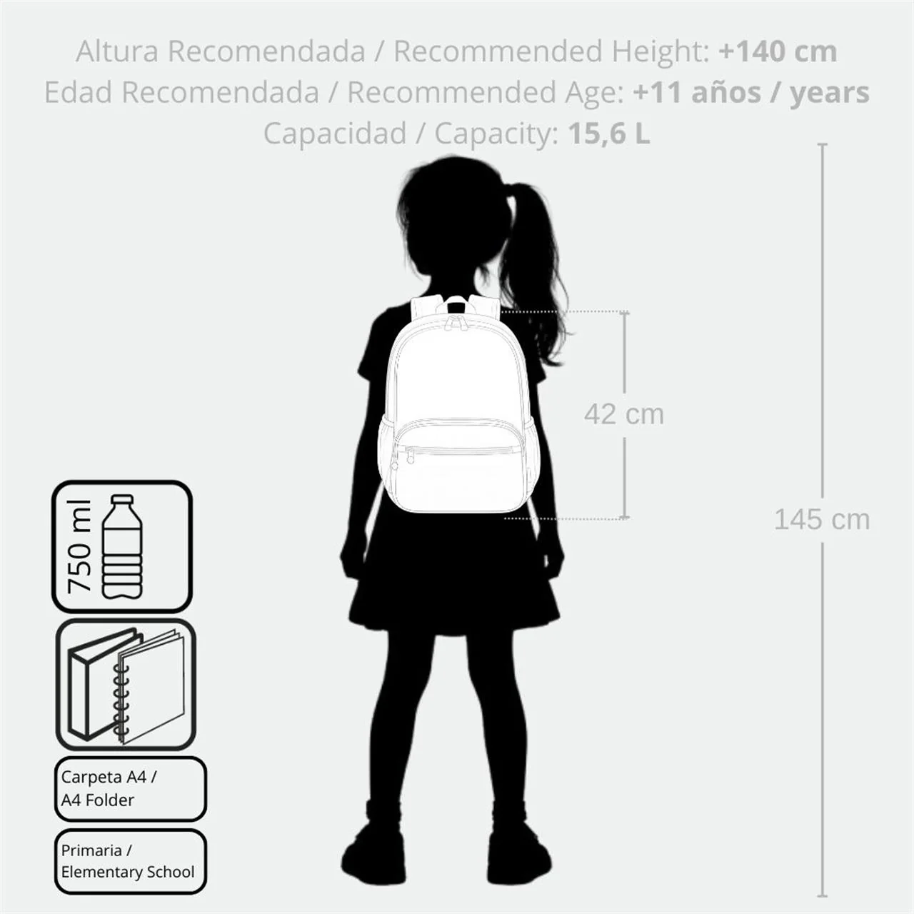 96926D1 MOCHILA ADAP. 42CM 2C. ENSO DREAMERS - Image 2
