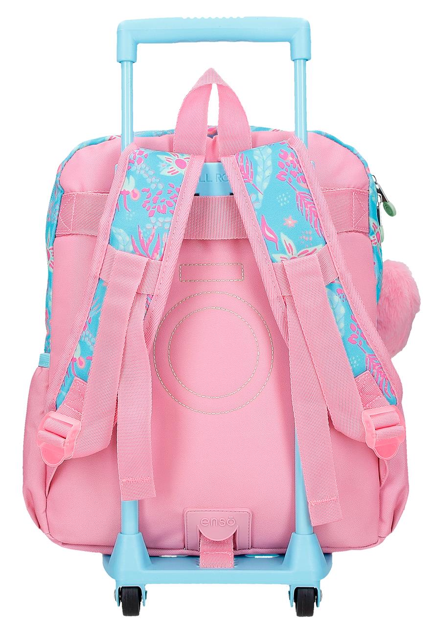 98123T1 MOCHILA ADAP. 32CM. C/CARRO. ENSO JUNGLE MOOD - Image 3