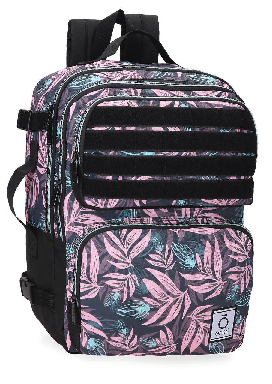 9872624 MOCHILA 40CM. ENSO FLEUR HOJAS