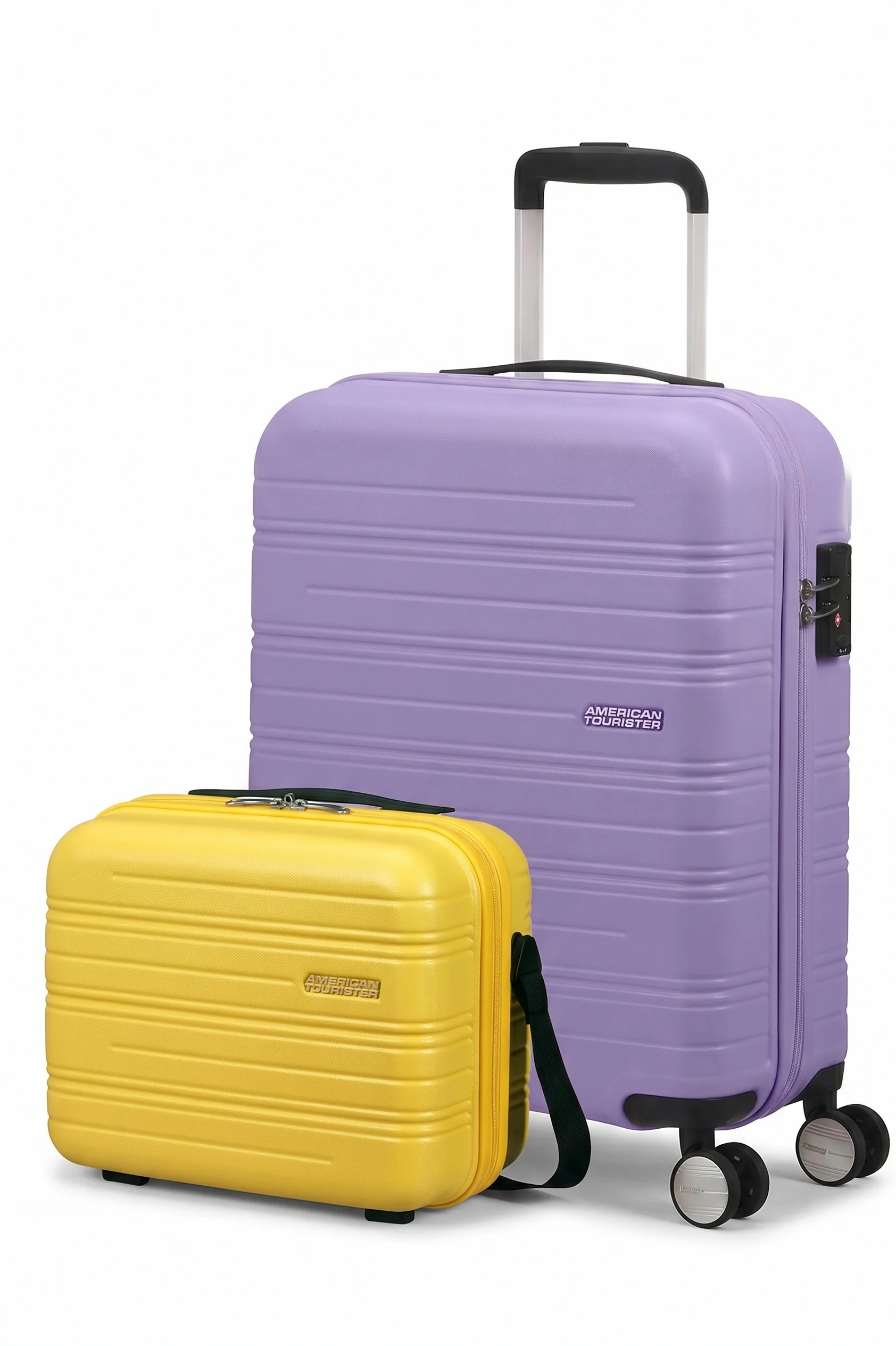 AMERICAN TOURISTER SET DE MALETA DE CABINA Y NECESER RIGIDO HIGH TURN - Image 2