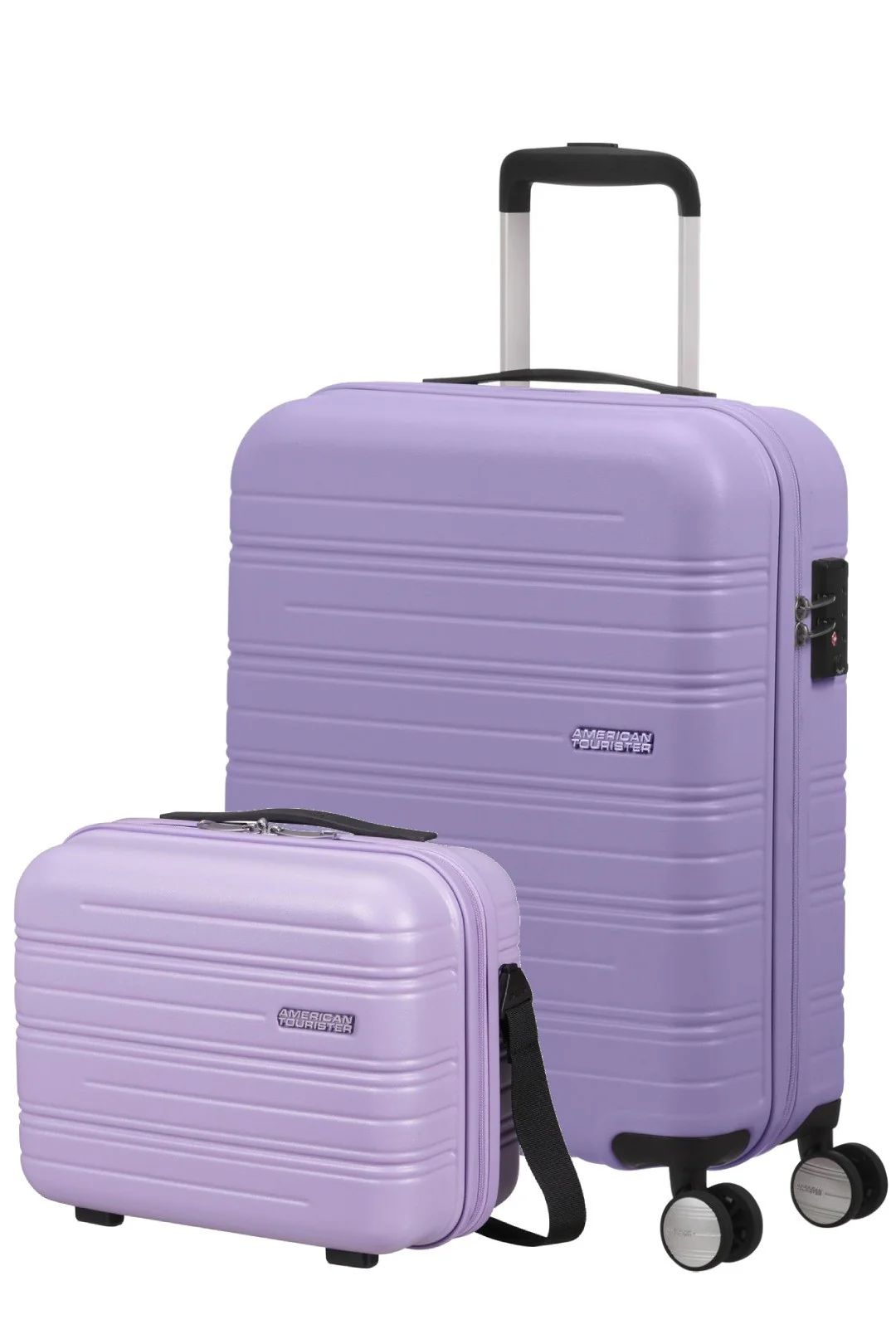 AMERICAN TOURISTER SET DE MALETA DE CABINA Y NECESER RIGIDO HIGH TURN - Image 3