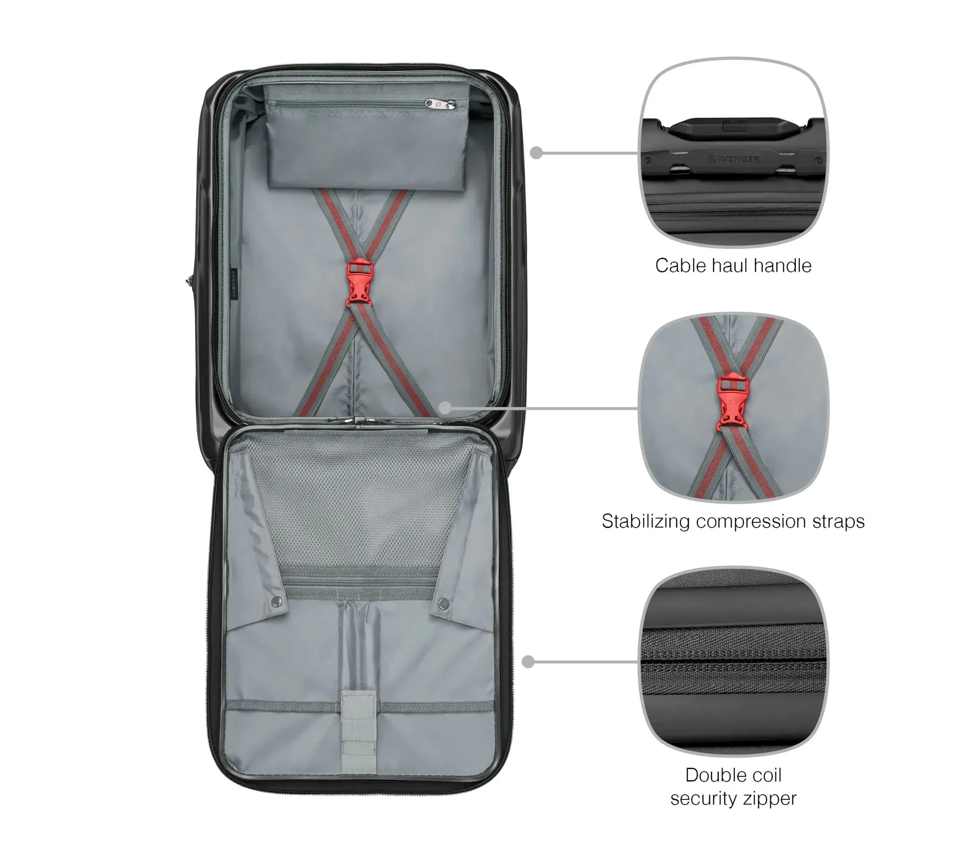 WENGER Maleta de cabina Extensible AMPLIX con bolisllo para PC 54cm - Image 8