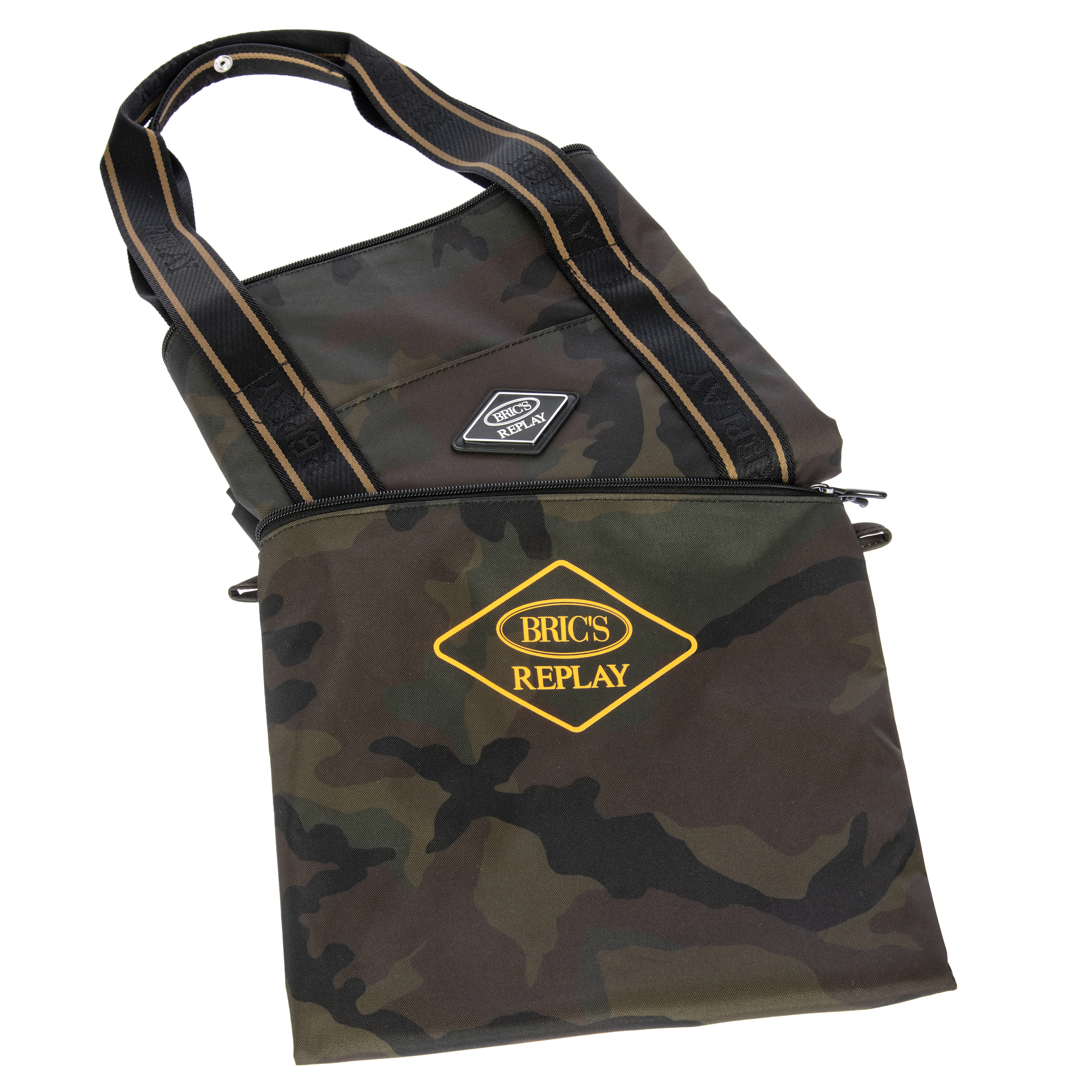 BRIC´S BOLSA DE VIAJE GRANDE 2 EN 1 EN TEJIDO RECICLADO REPLAY - Image 6