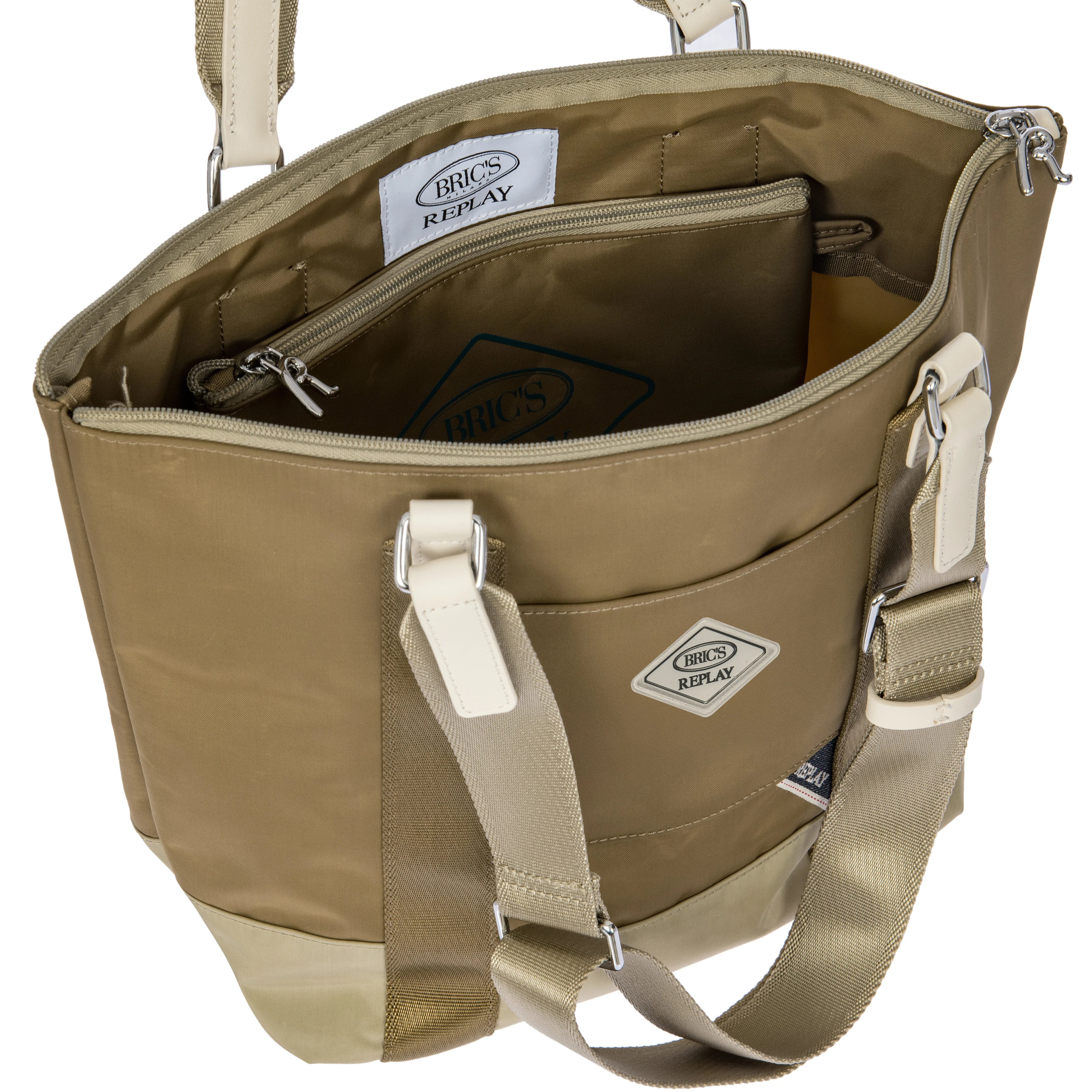 BRIC´S BOLSO DE VIAJE MEDIANO 3 EN 1 DE TEJIDO RECICLADO REPLAY - Image 13