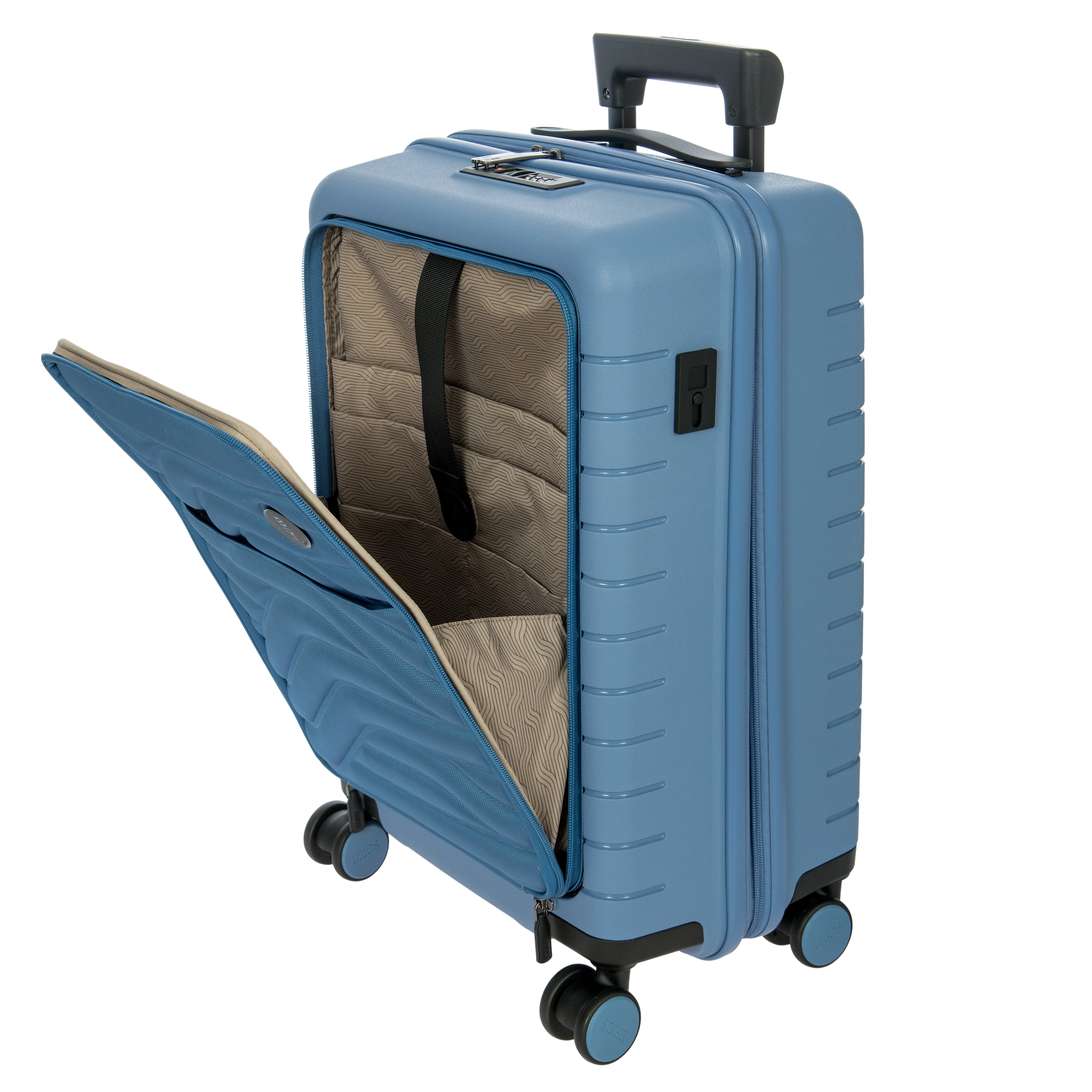 BRIC'S ULISSE TROLLEY RIGIDO CABINA EXTENSIBLE EASY ACCESS 55cm - Image 14