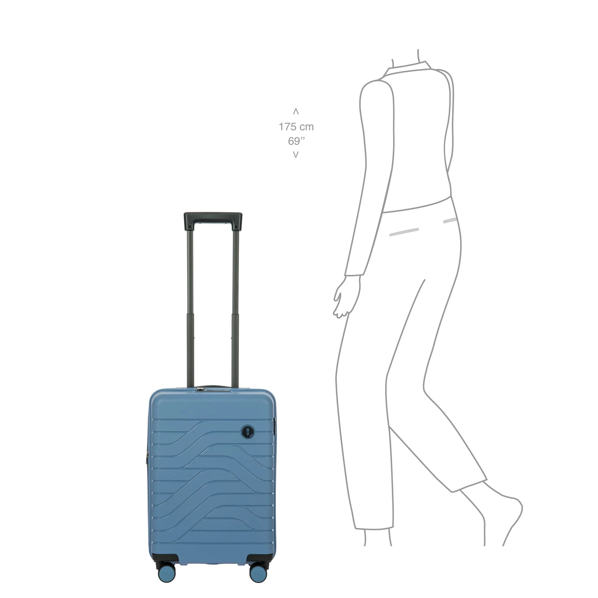 BRIC'S TROLLEY RIGIDO DE CABINA EXTENSIBLE ULISSE 55cm - Image 8