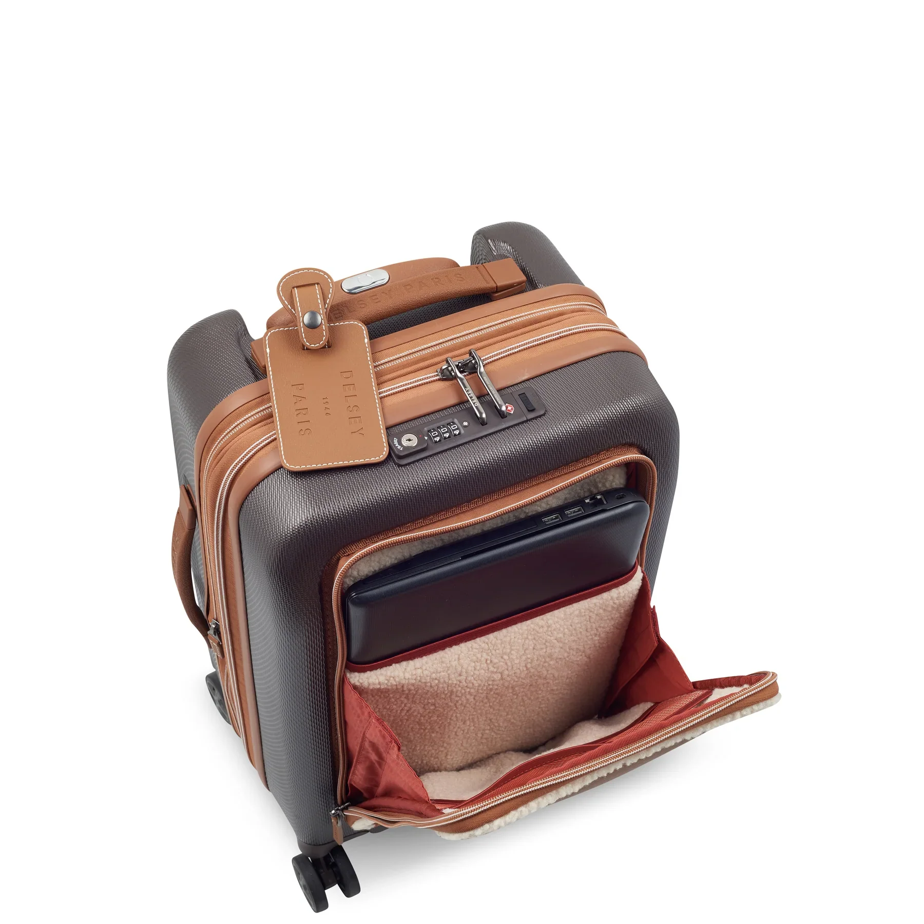 DELSEY CHATELET AIR 2.0 TROLLEY CABINA BUSINESS EXTENSIBLE 55CM - WINTER EDITION - Image 7