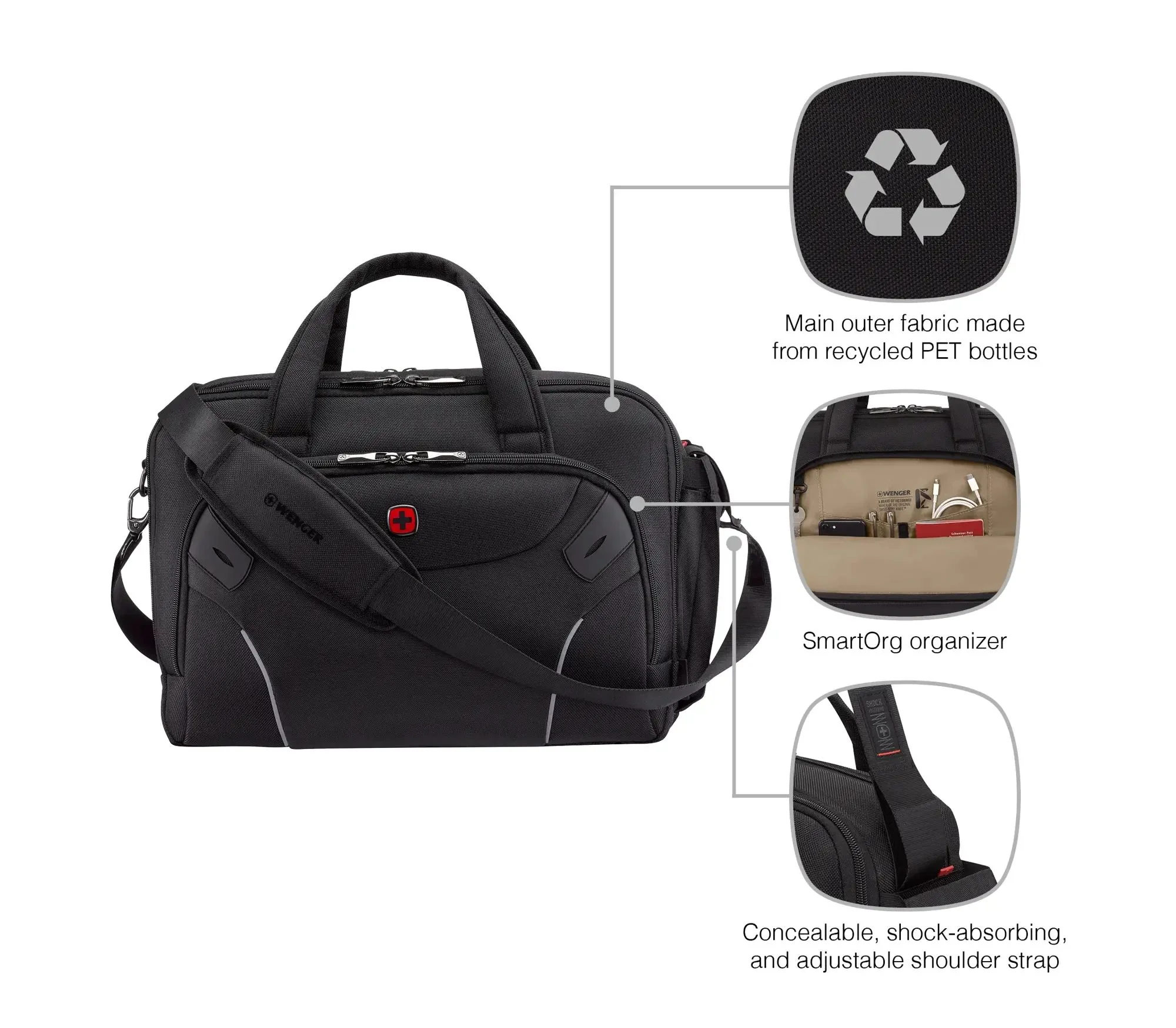 WENGER COSMIC Maletín 14"–16" - Image 12