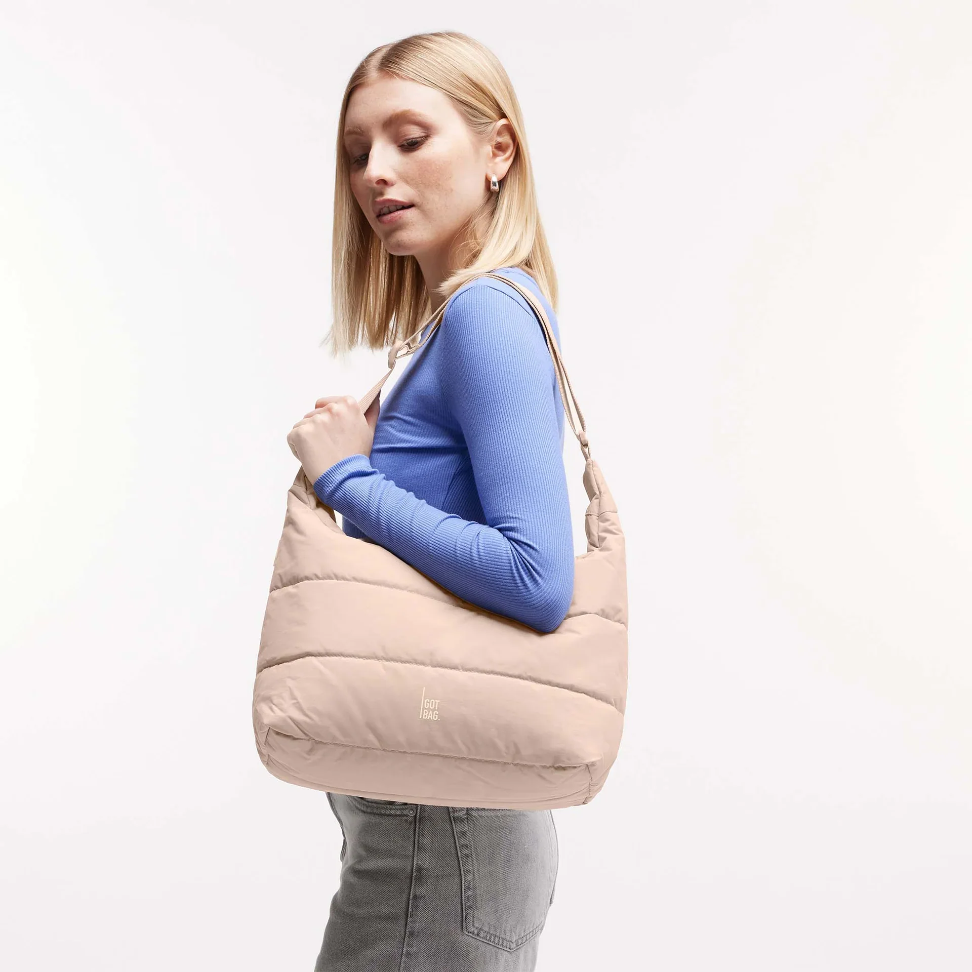 GOT BAG PUFFER SQUARE BAG LARGE MONOCHROME - Image 33