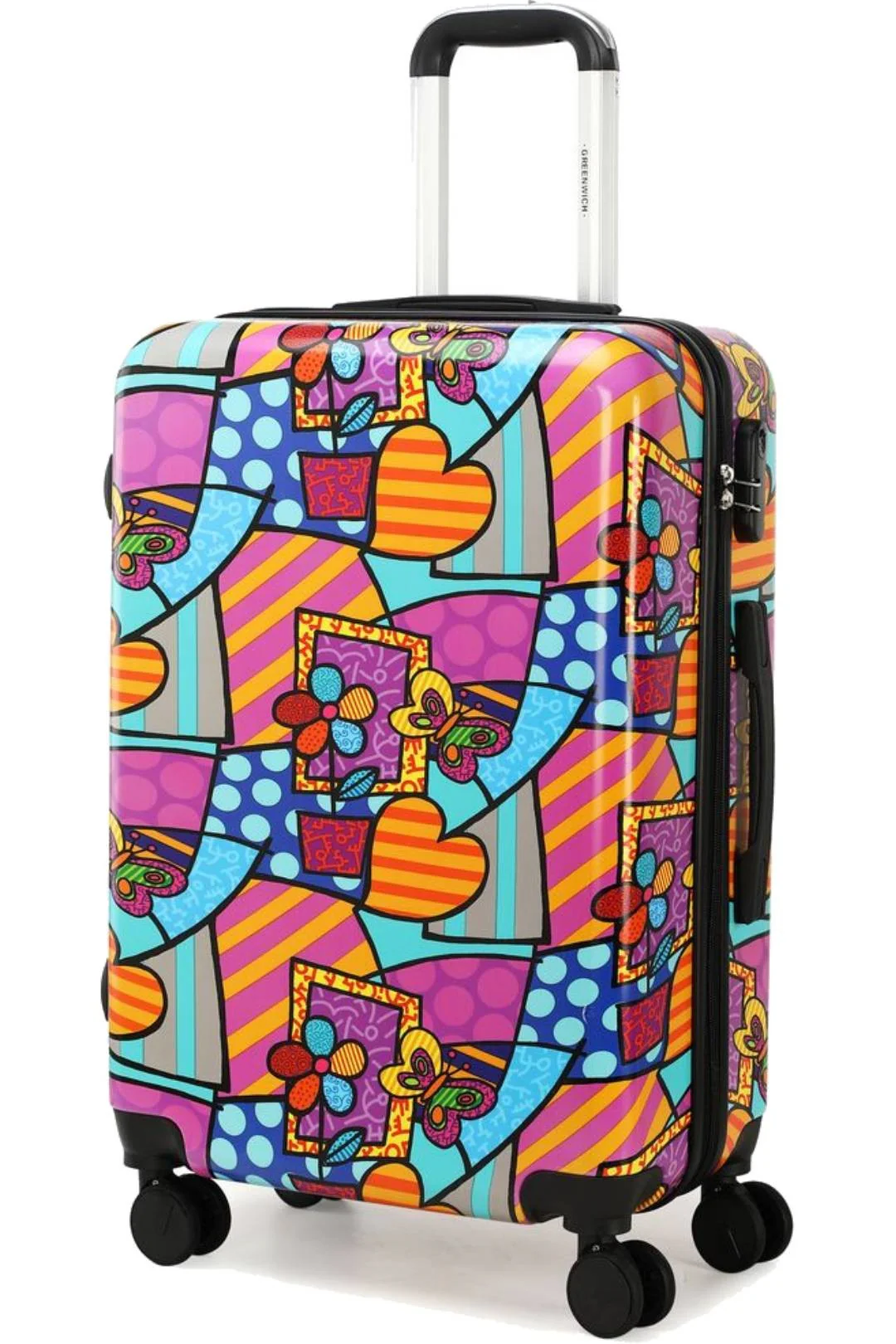 GREENWICH JUEGO DE MALETA MEDIANA + NECESER SMALL HEARTS - Image 3