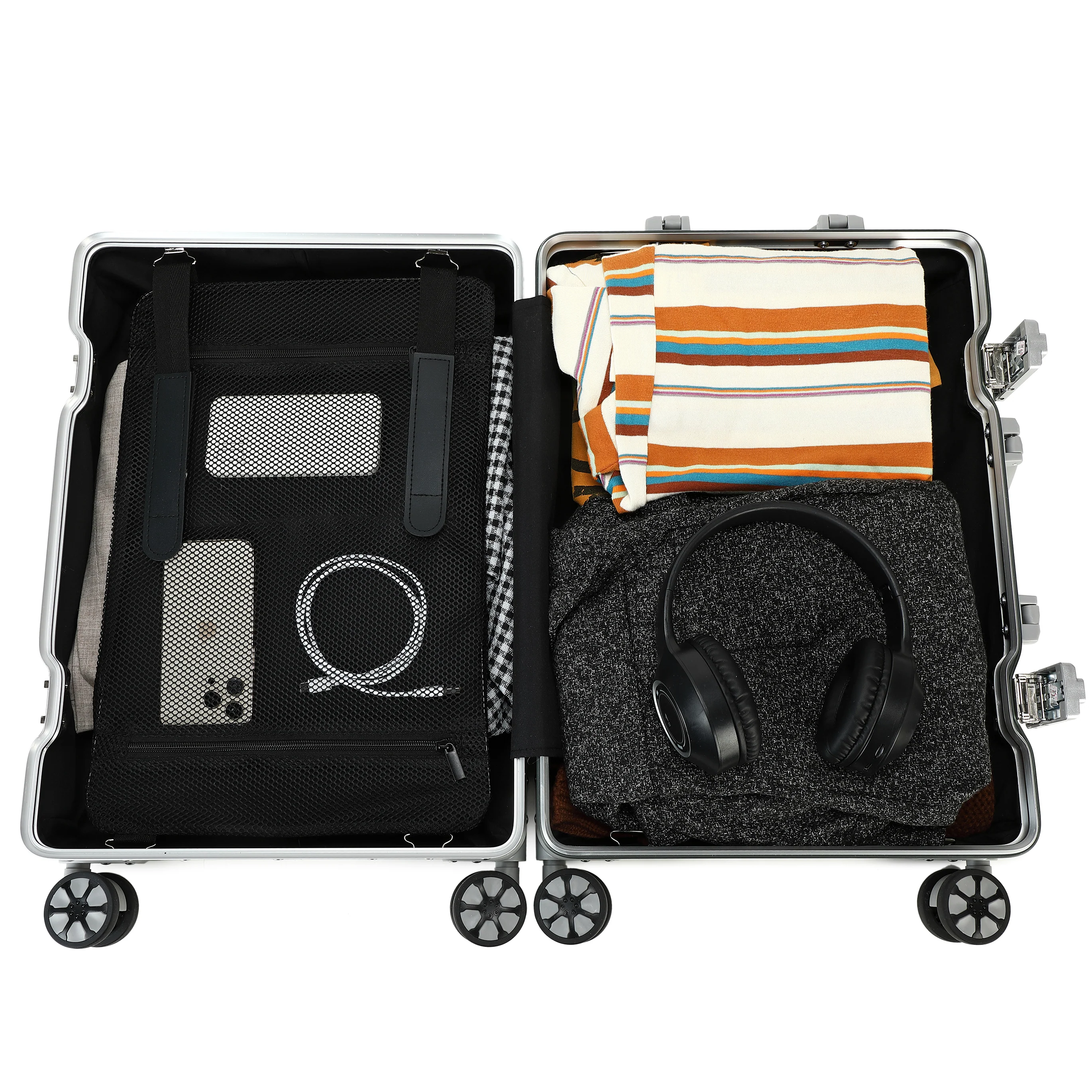 GREENWICH Maleta 100% ALUMINIO Praga Mediana 66.5cm - Image 78