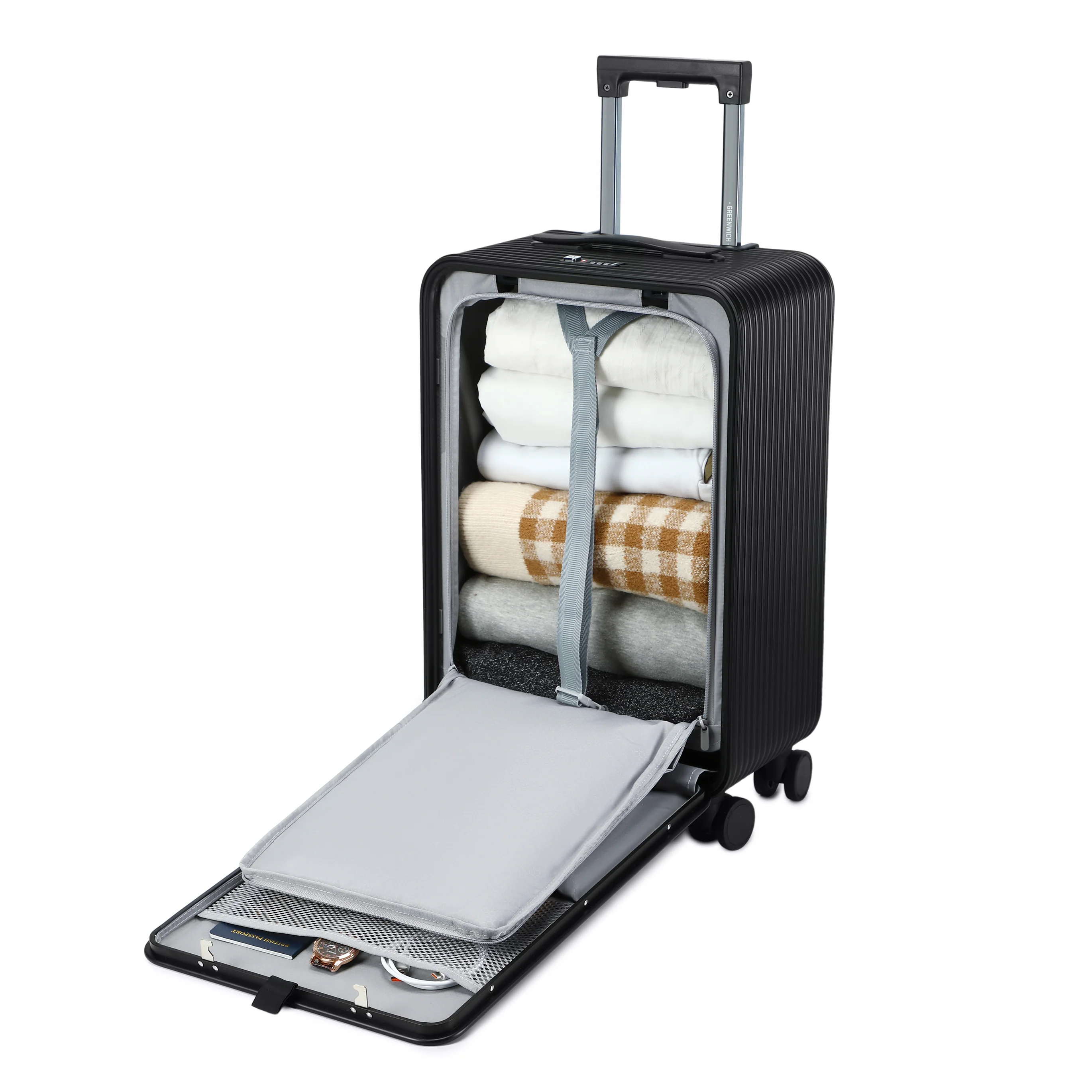 Maleta Easy Acces 100%  ALUMINIO TOKIO 57cm - Image 40