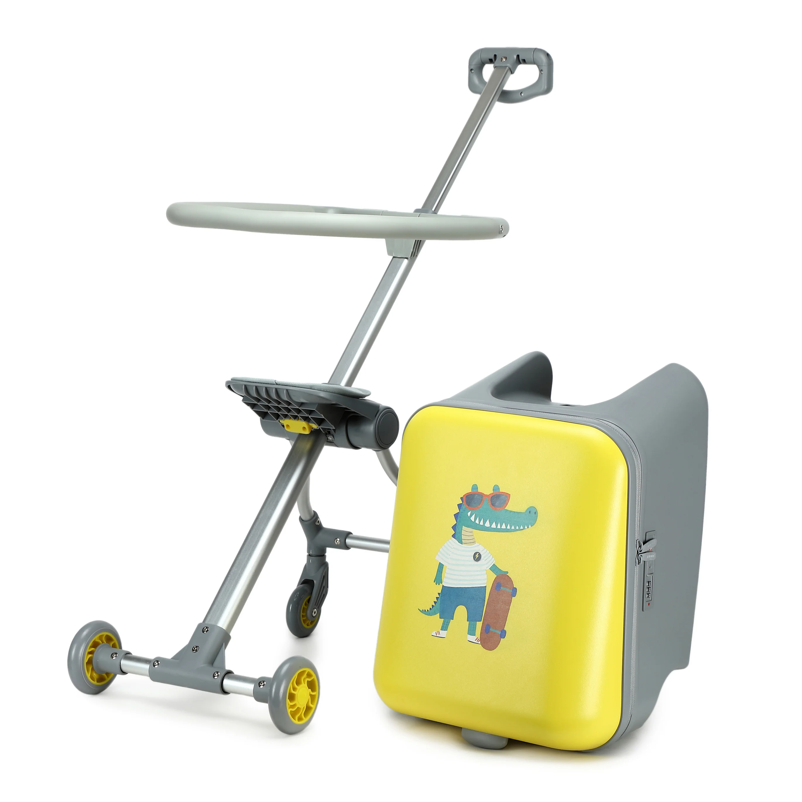GREENWICH maleta con asiento infantil CROCODILE - Image 7