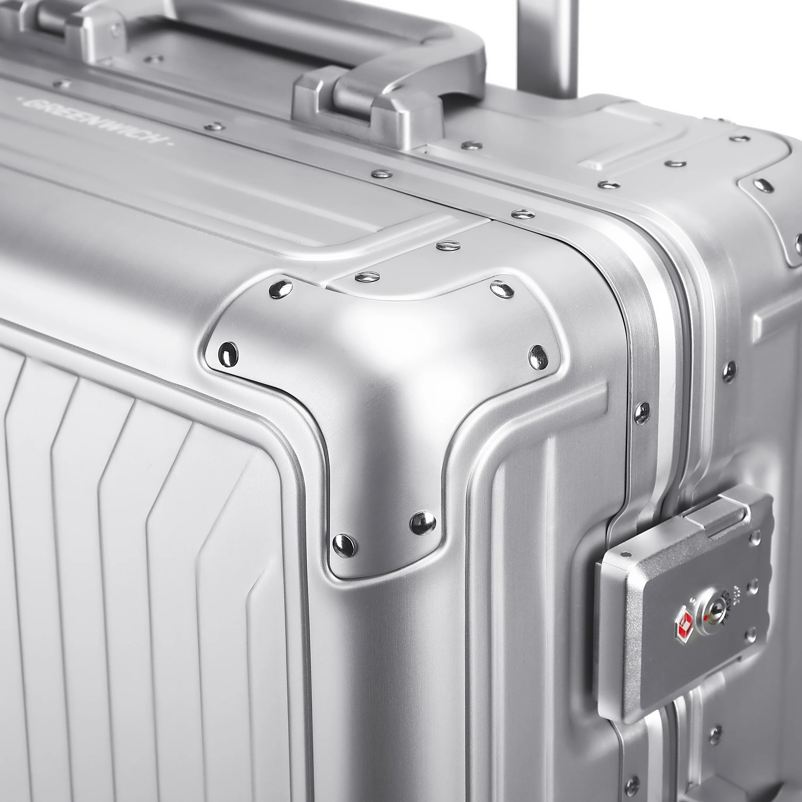GREENWICH MALETA DE CABINA 100% ALUMINIO TURIN SILVER - Image 9