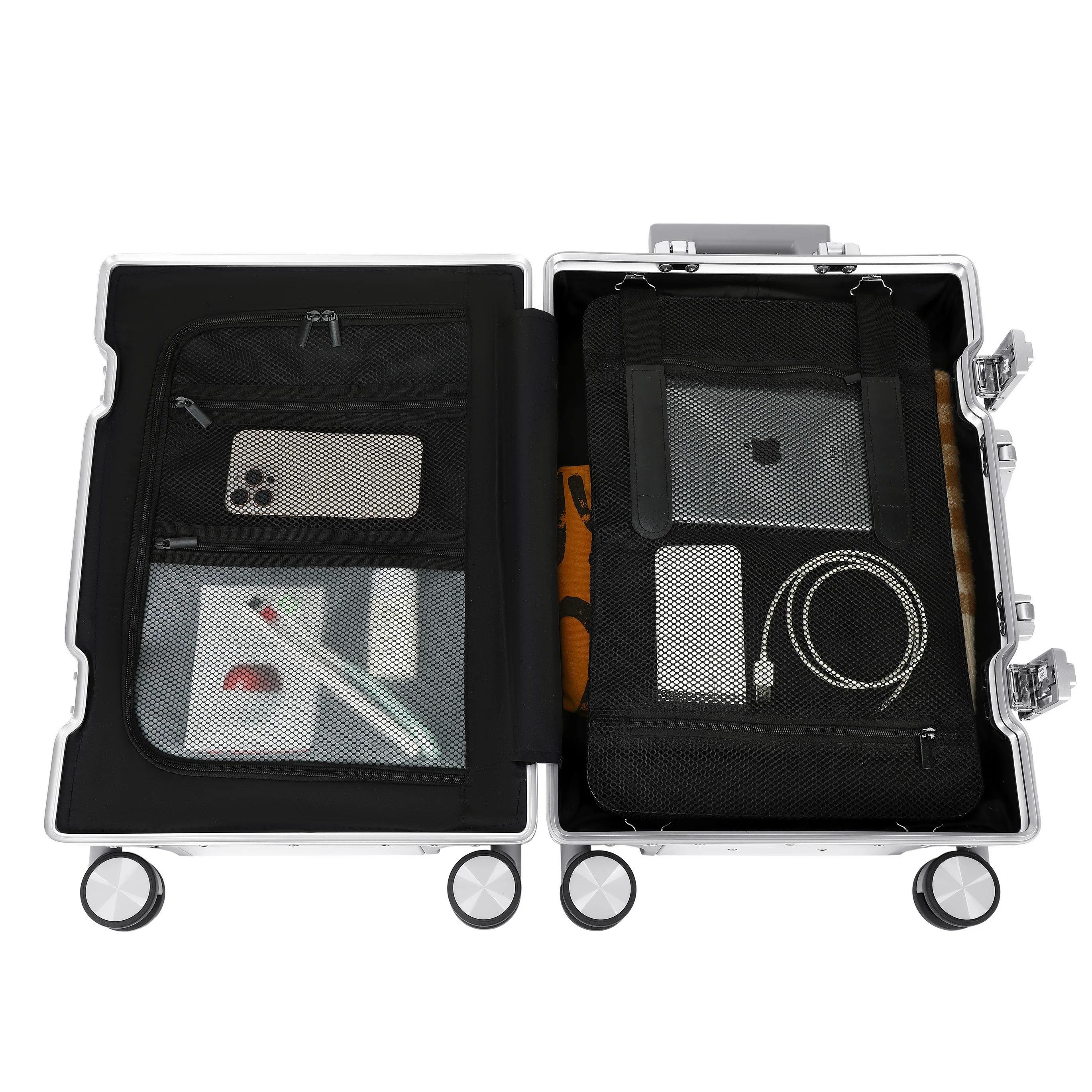 GREENWICH Maleta de cabina de Aluminio MIAMI 55cm - Image 10