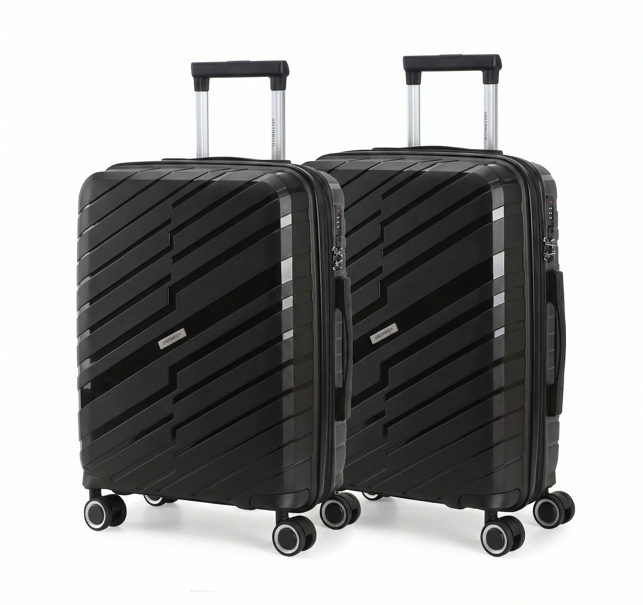 GREENWICH Pack 2 maletas de cabina 55cm expandible VALENCIA