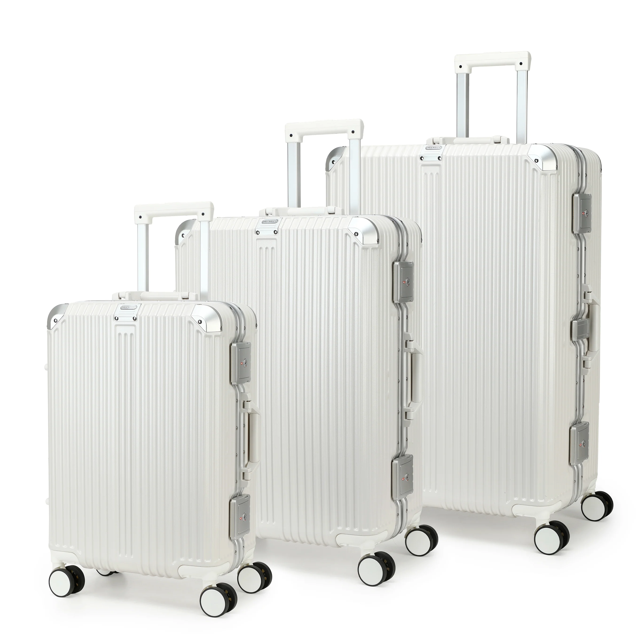 GREENWICH Set de Maletas ALUMINIO FRAME 55cm/69cm/78cm DOHA - Image 44
