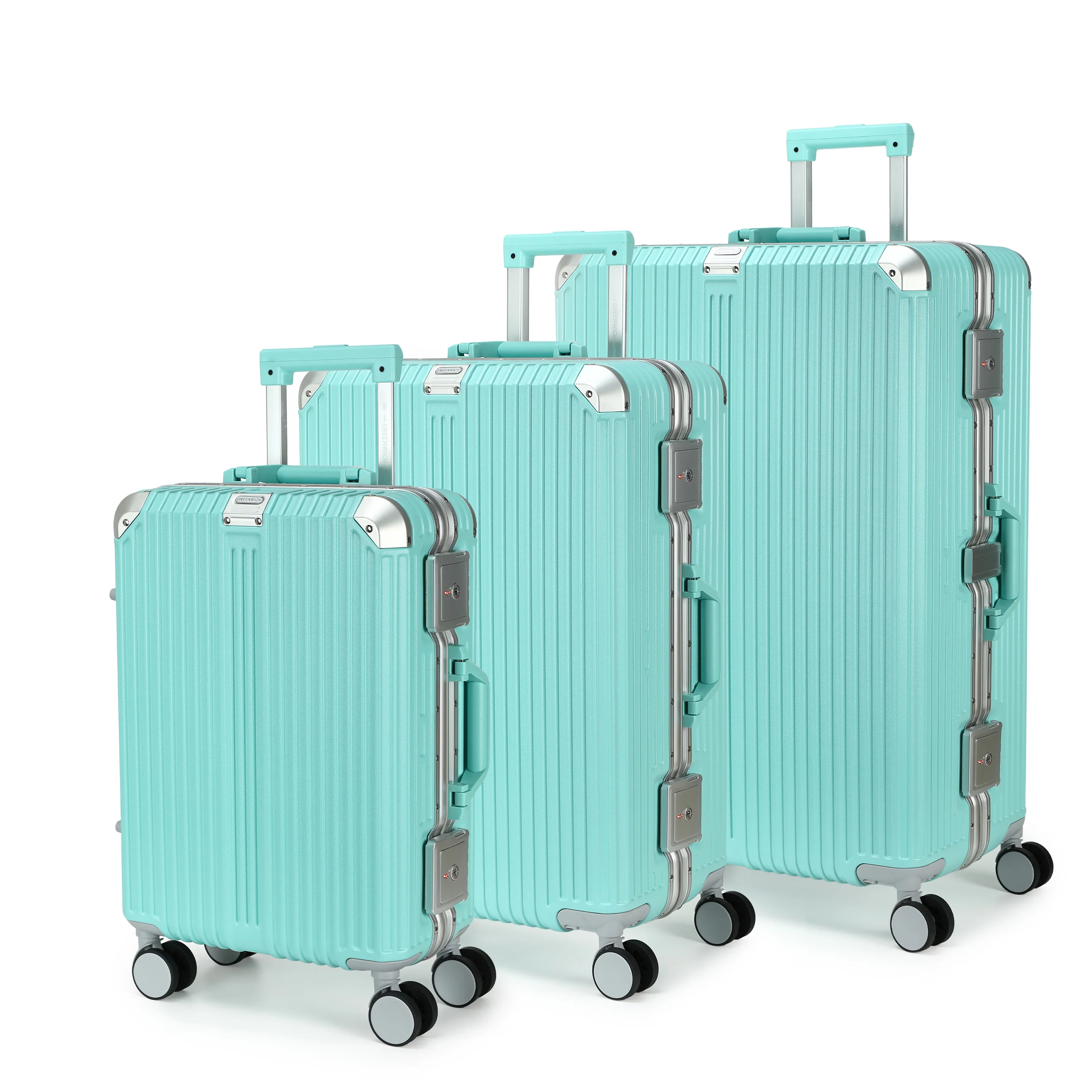 GREENWICH Set de Maletas ALUMINIO FRAME 55cm/69cm/78cm DOHA - Image 60