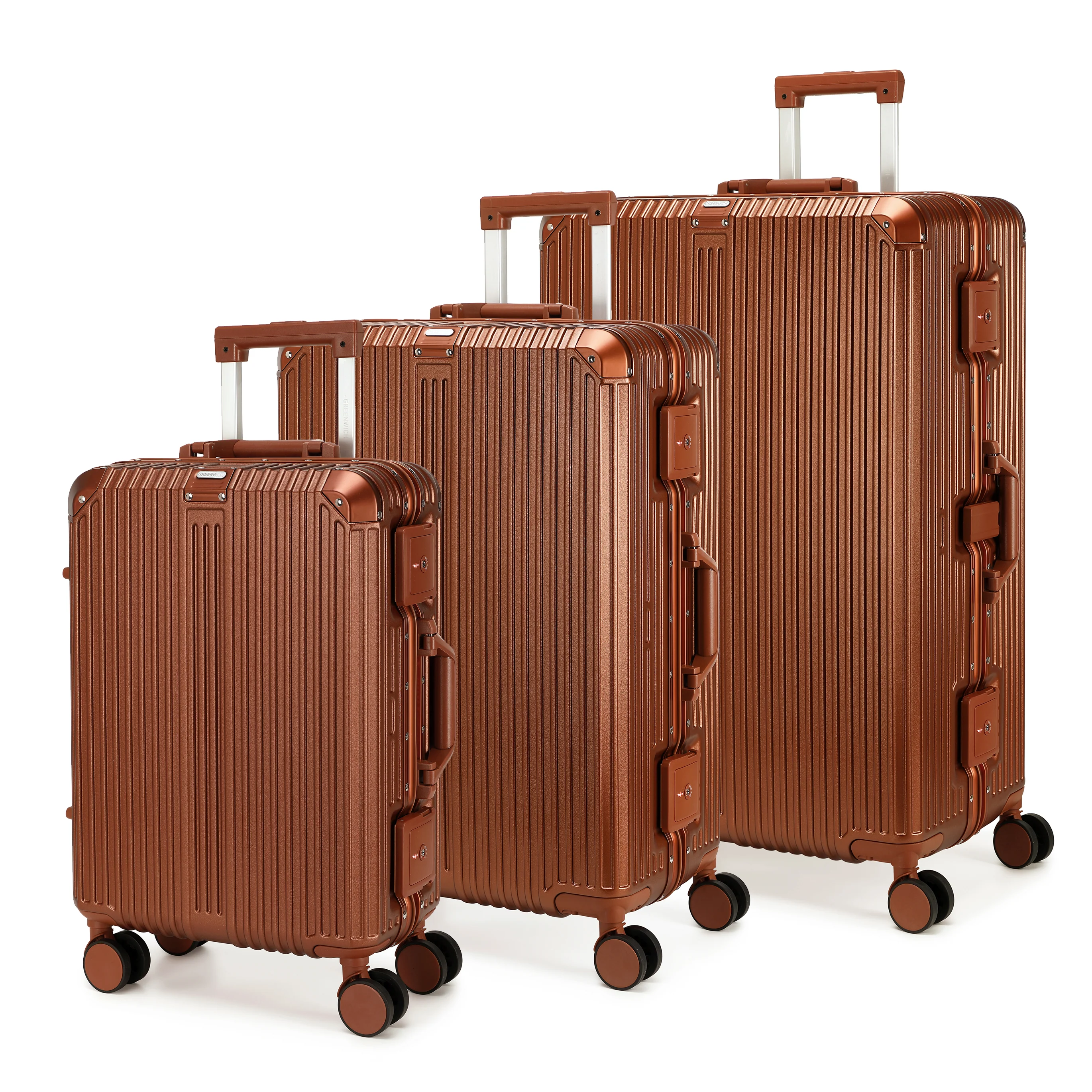 GREENWICH Set de Maletas ALUMINIO FRAME 55cm/69cm/78cm DOHA - Image 70