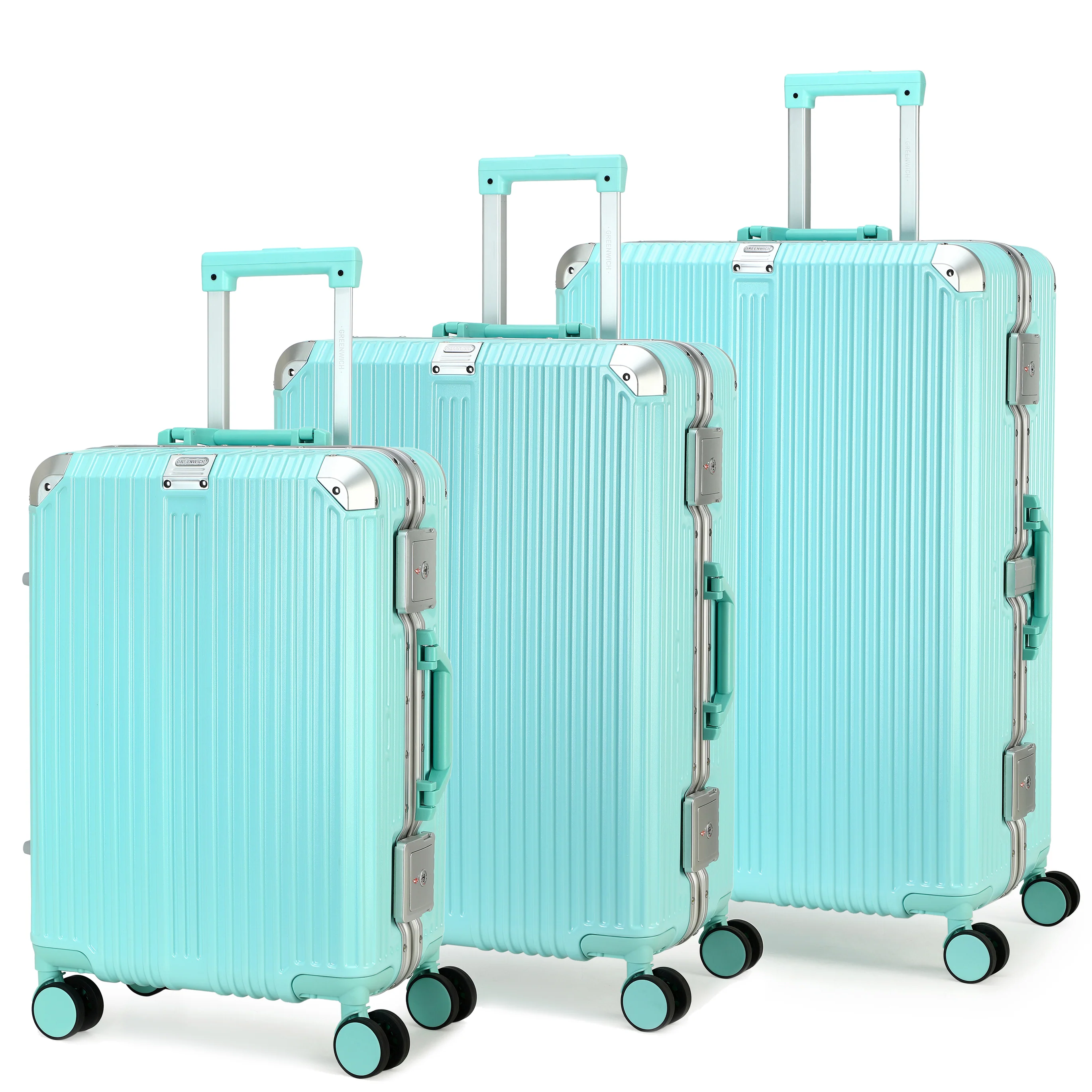 GREENWICH Set de Maletas ALUMINIO FRAME 55cm/69cm/78cm DOHA - Image 88
