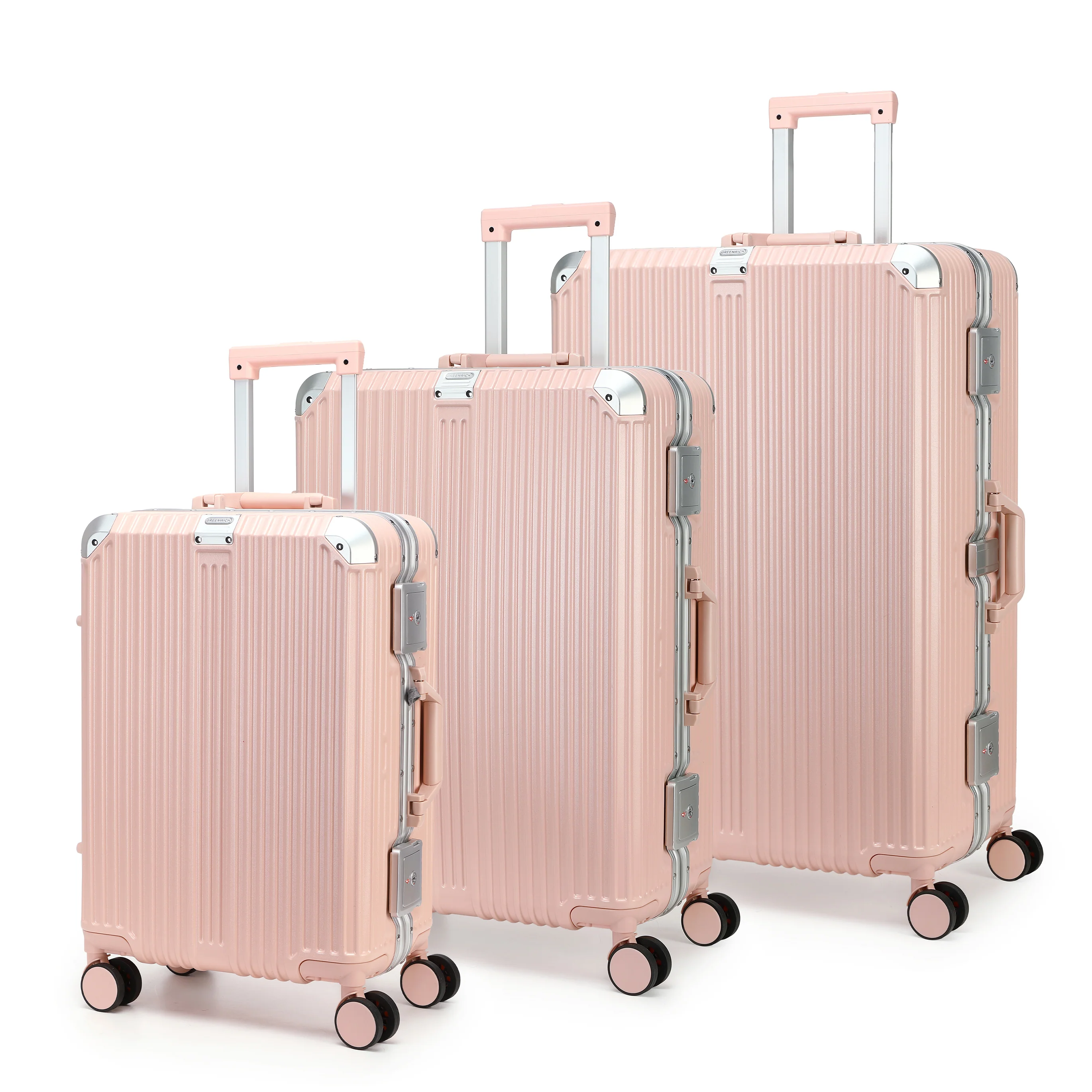 GREENWICH Set de Maletas ALUMINIO FRAME 58cm/69cm/78cm DOHA - Image 47