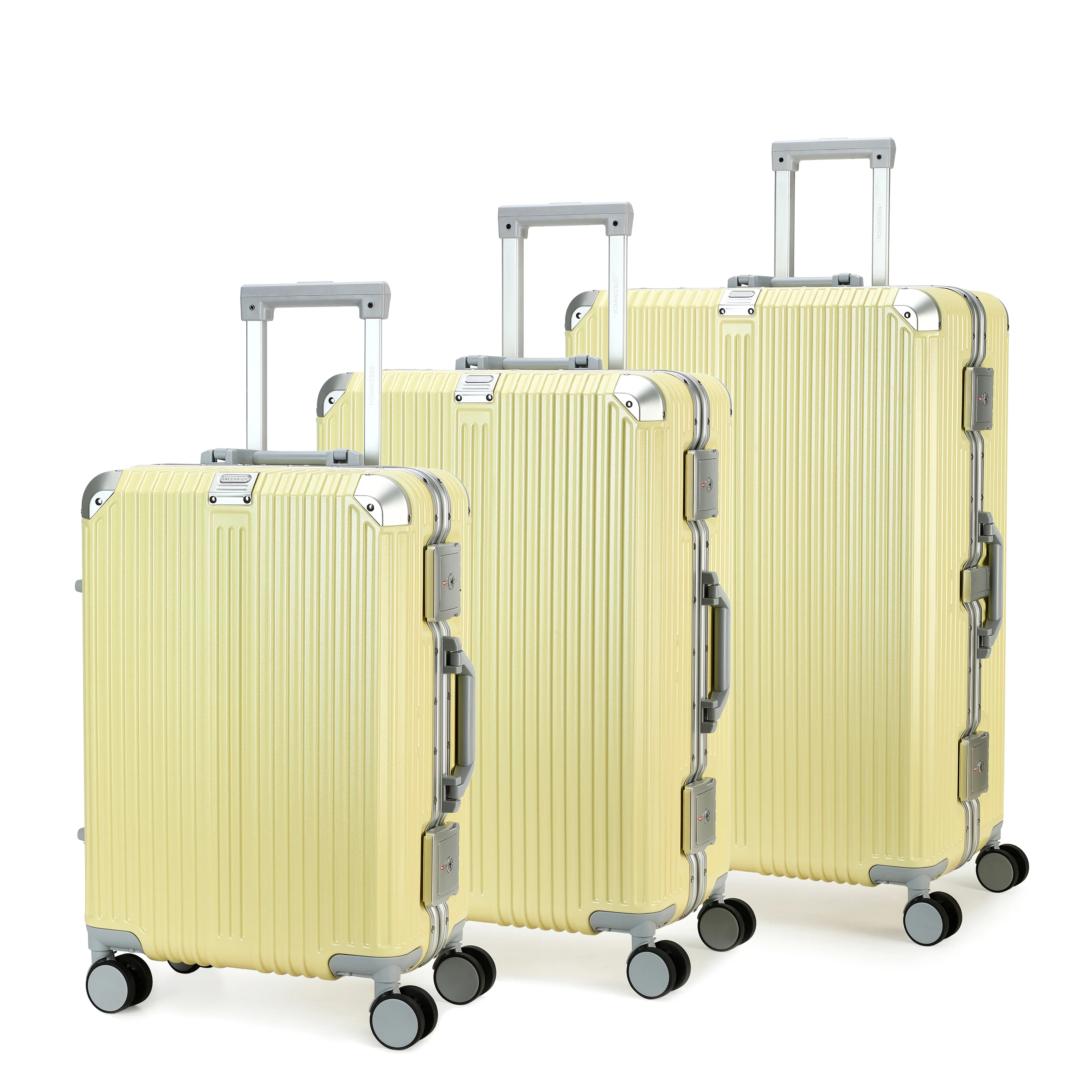 GREENWICH Set de Maletas ALUMINIO FRAME 58cm/69cm/78cm DOHA - Image 52