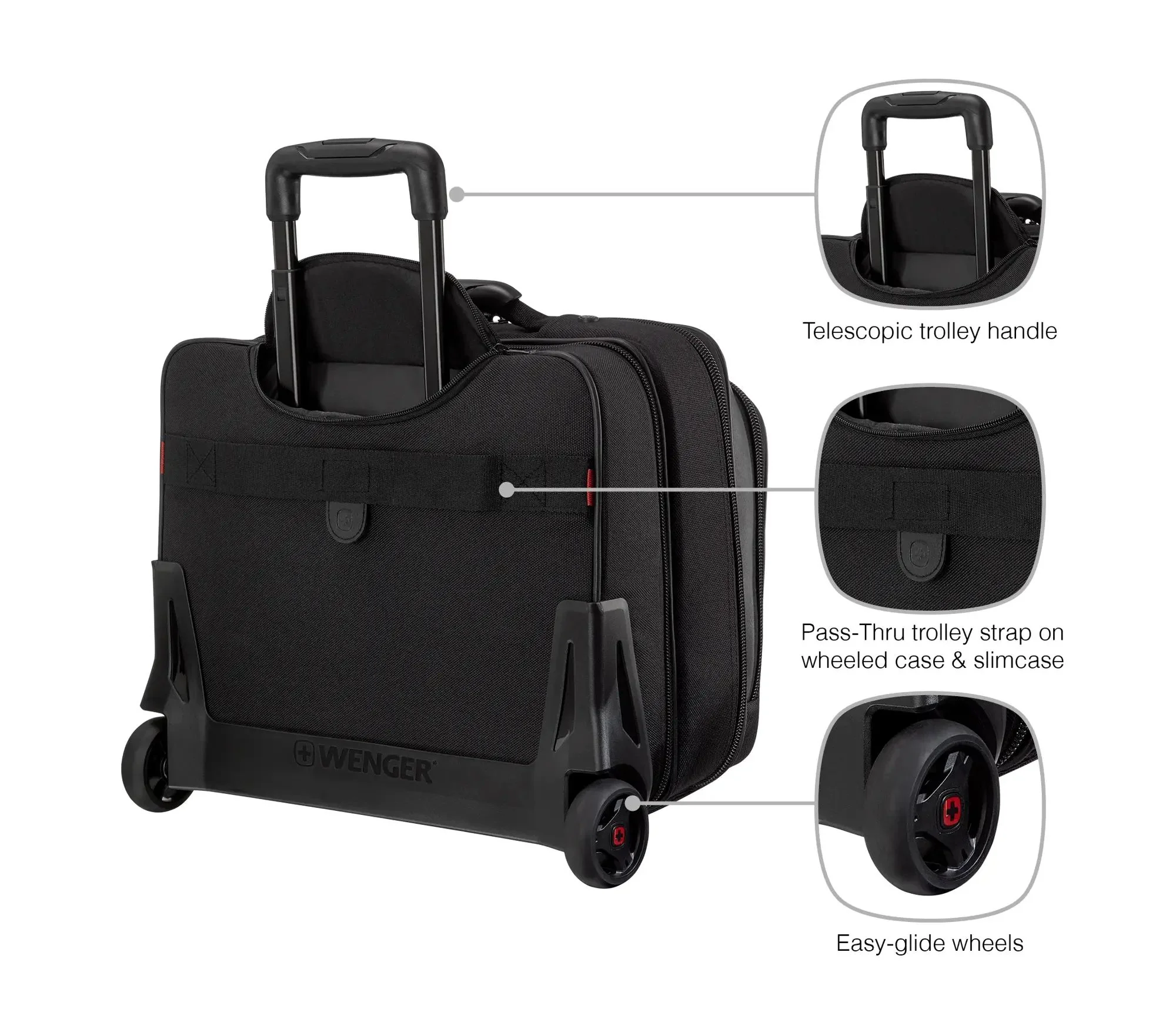 WENGER Set de equipaje de negocios de 2 piezas con Comp-U-Roller POTOMAC - Image 8