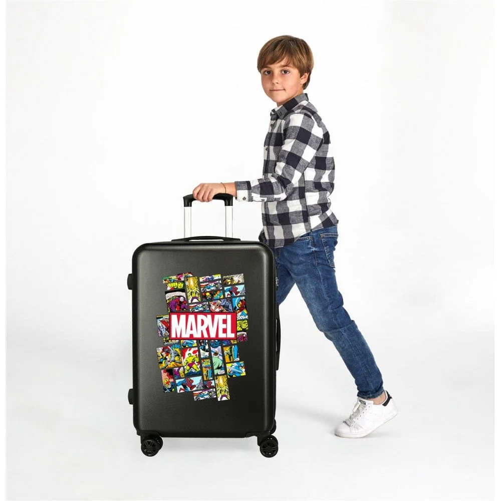 Juego de Maletas Comic Marvel rígidas 55-68cm Negro Negro - Image 15