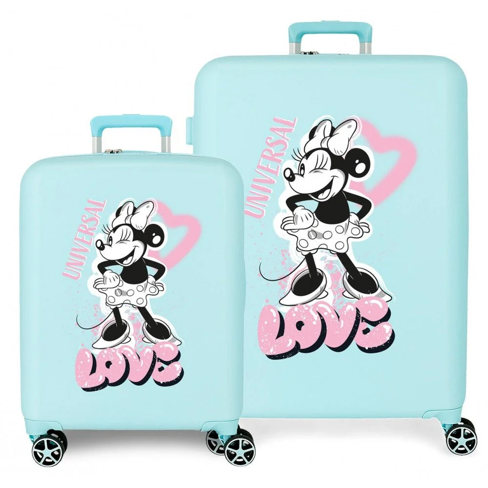 JUEGO DE MALETAS Disney MINNIE HEART 55 - 70 CM NUDE - Image 10