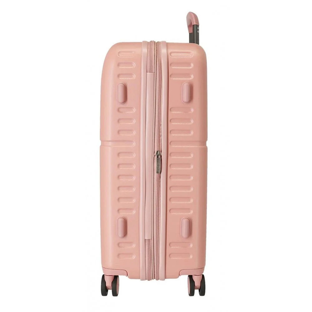 Juego de maletas Pepe Jeans Carina rosa claro rígidas 55-70cm - Image 12