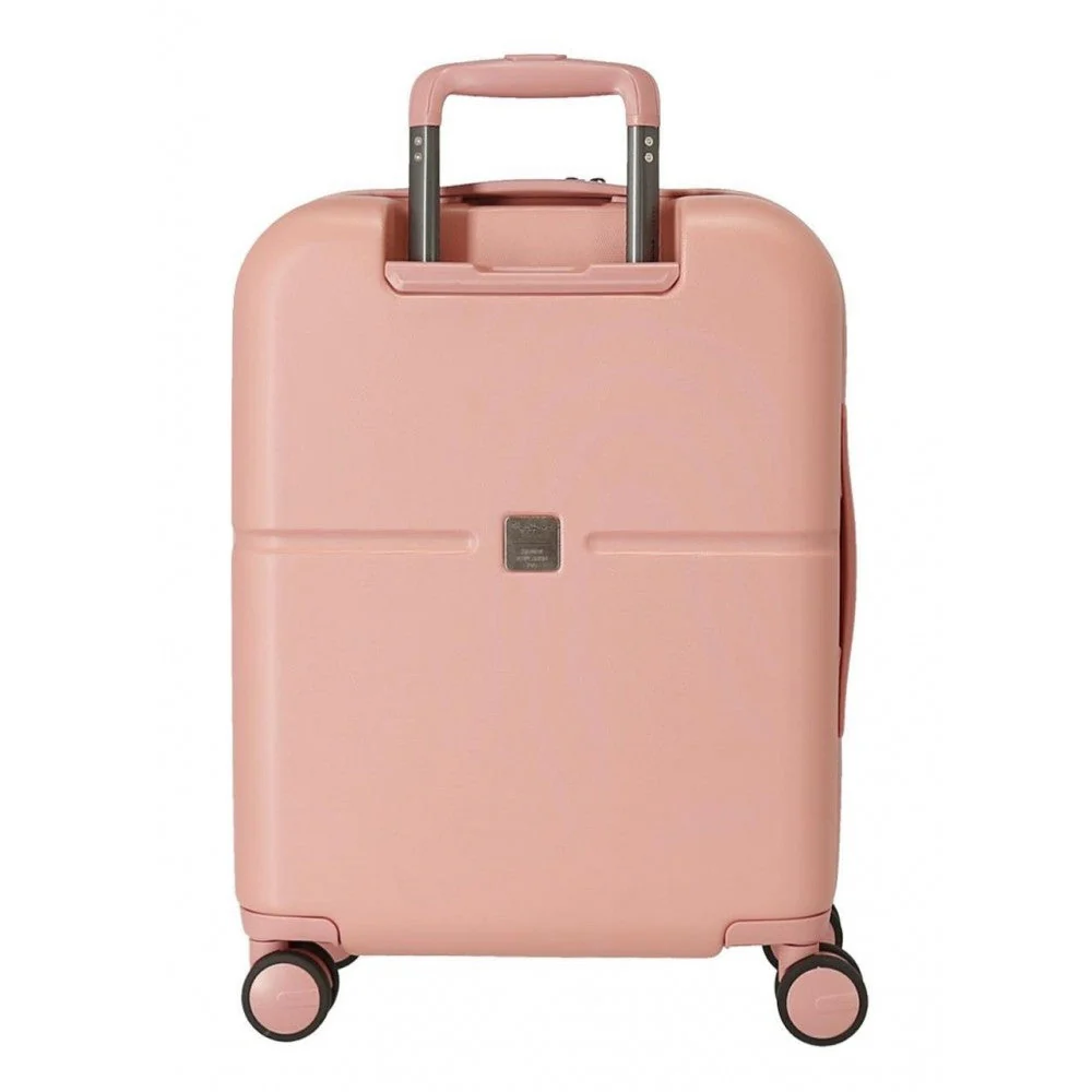 Juego de maletas Pepe Jeans Carina rosa claro rígidas 55-70cm - Image 8