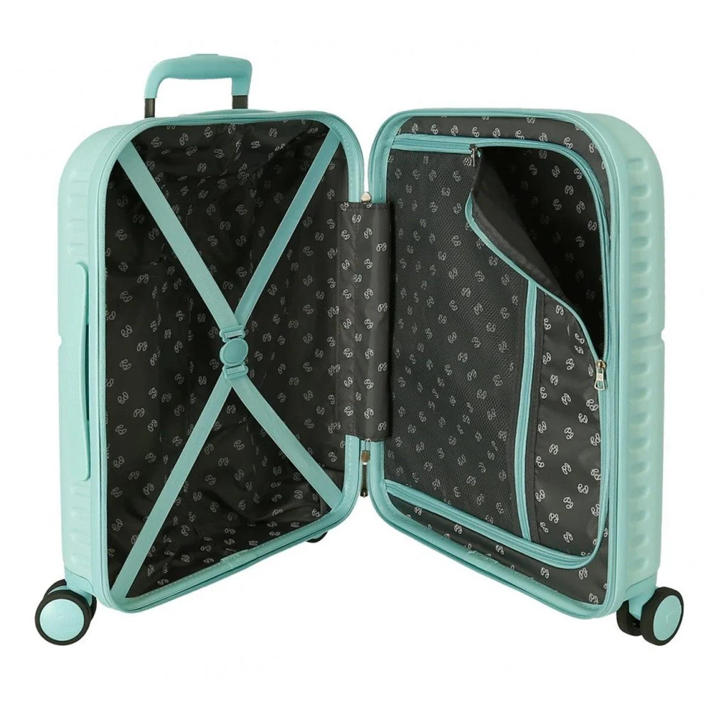 Juego de maletas Pepe Jeans Nerea turquesa rígidas 55-70cm - Image 11