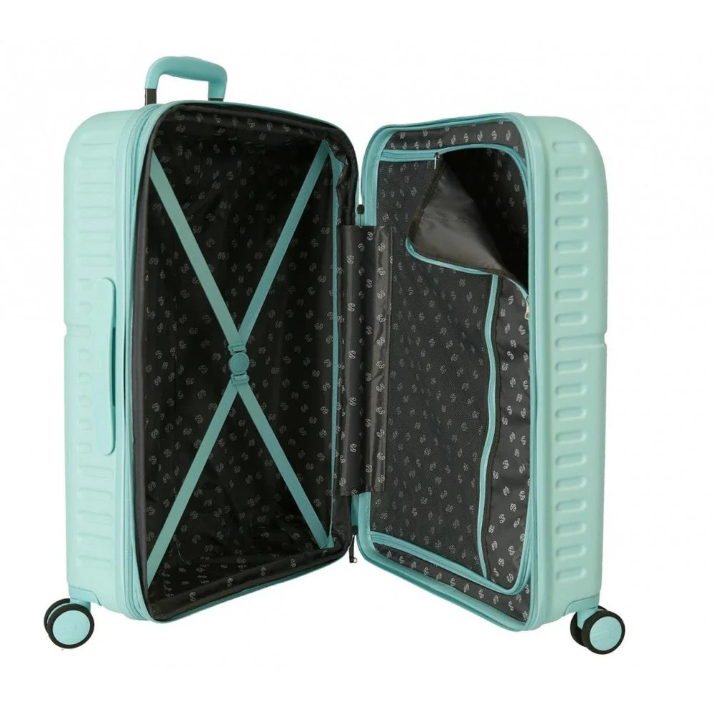 Juego de maletas Pepe Jeans Nerea turquesa rígidas 55-70cm - Image 7