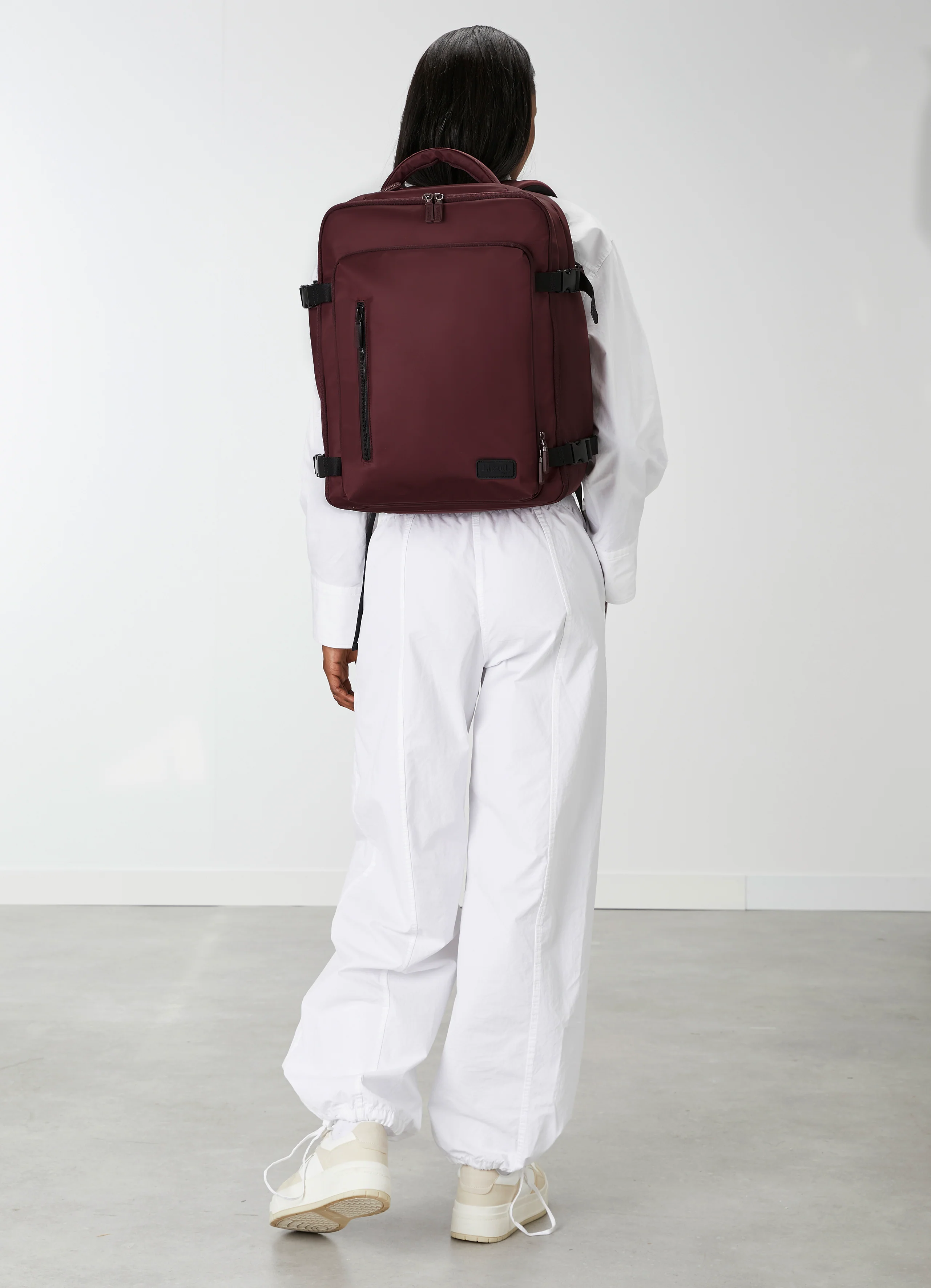 LIPAULT mochila de viaje 17" CITY PLUME Bordeaux - Image 7