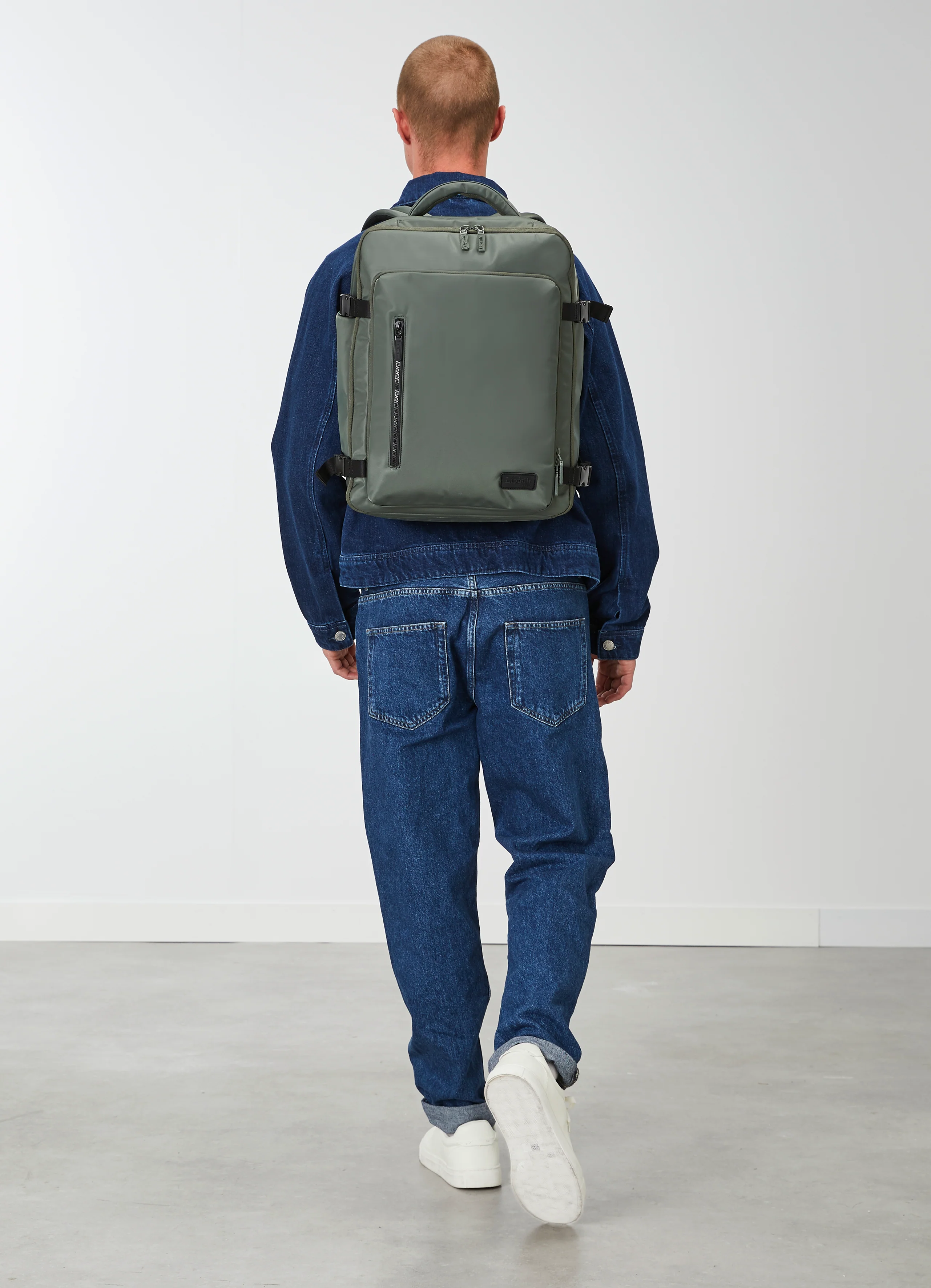 LIPAULT mochila de viaje 17" CITY PLUME Khaki - Image 7