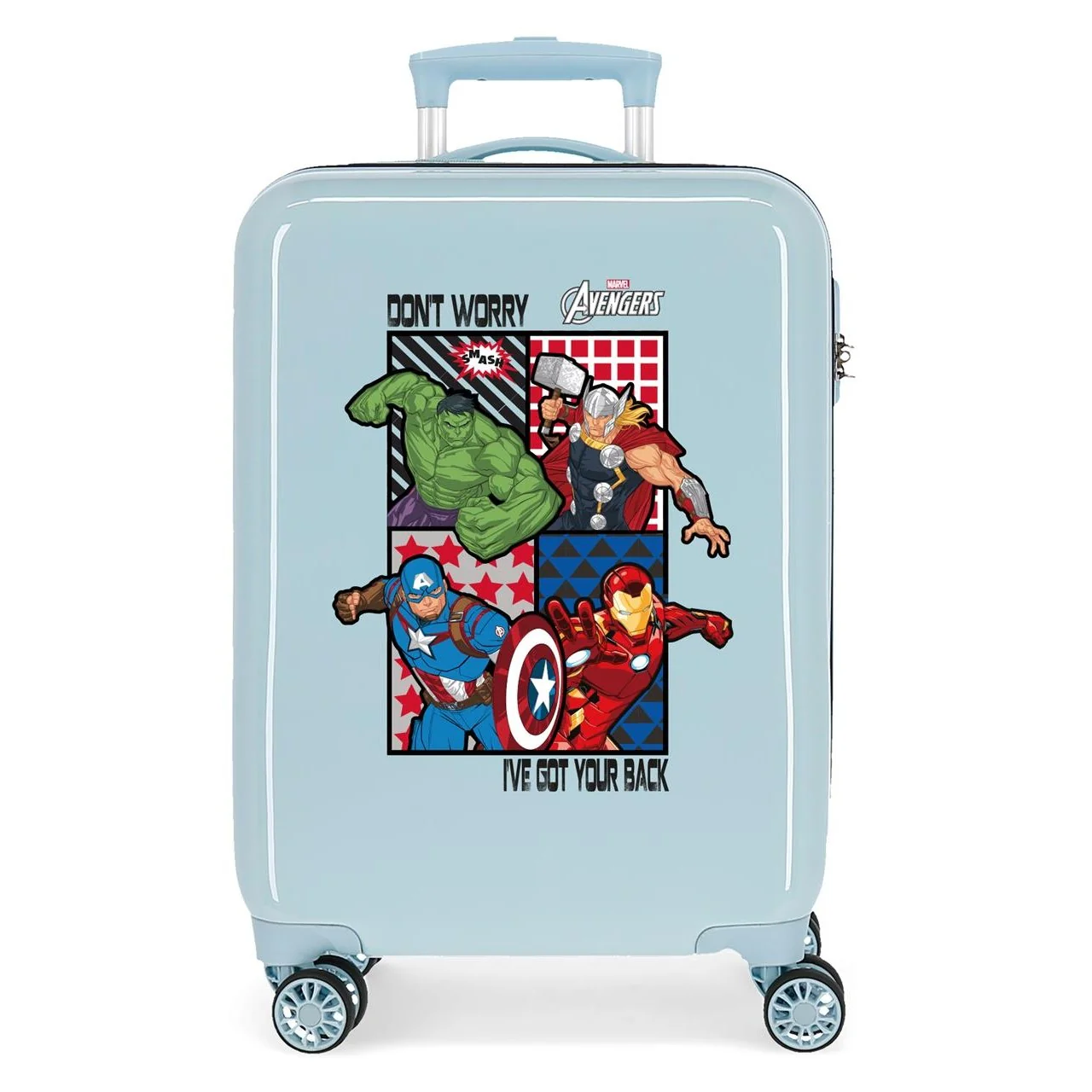 MALETA CABINA ALL AVENGERS AZUL CLARO - Image 9
