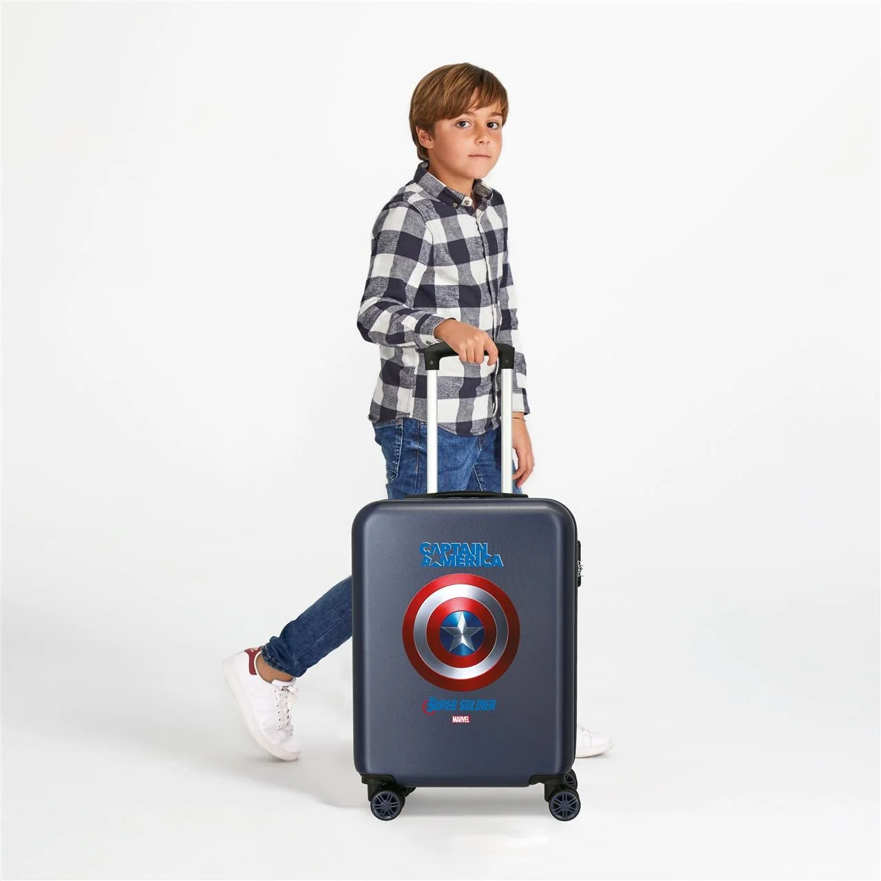 Maleta de cabina CAPITAN AMÉRICA Sky Avengers rígida 55cm - Image 3
