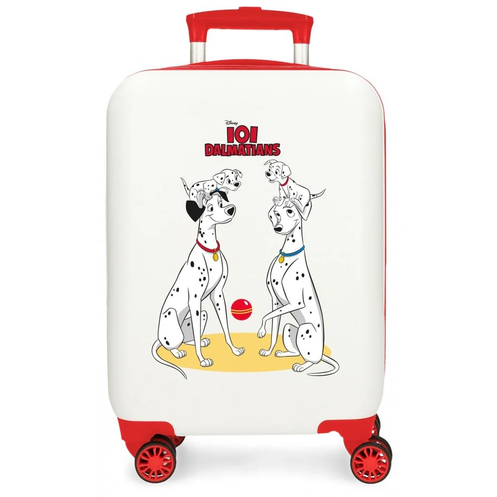 Maleta de cabina Dalmatians Family rígida 50cm Blanco - Image 2
