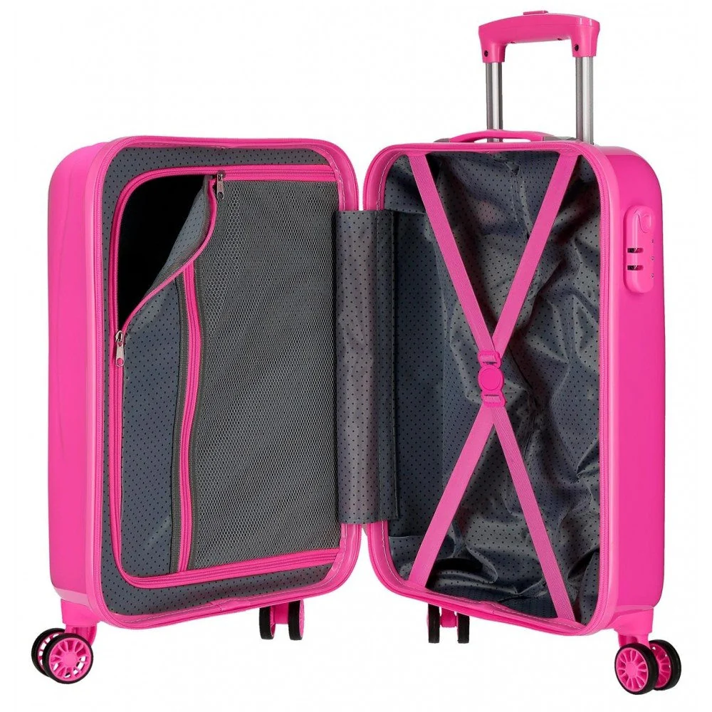 Maleta de cabina Minnie Around the World Paris Fucsia - Image 7