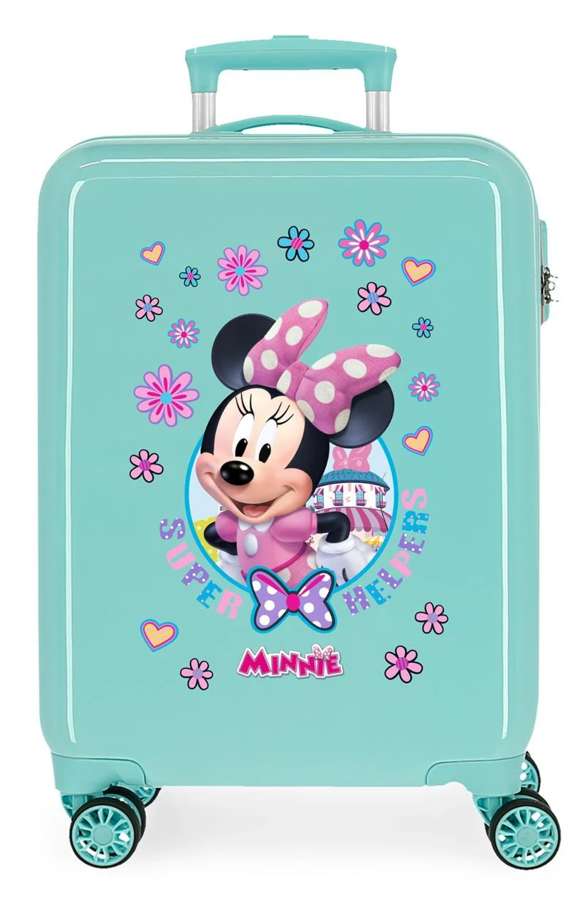 Maleta de cabina Minnie Happy Helpers rígida 55cm Turquesa - Image 9