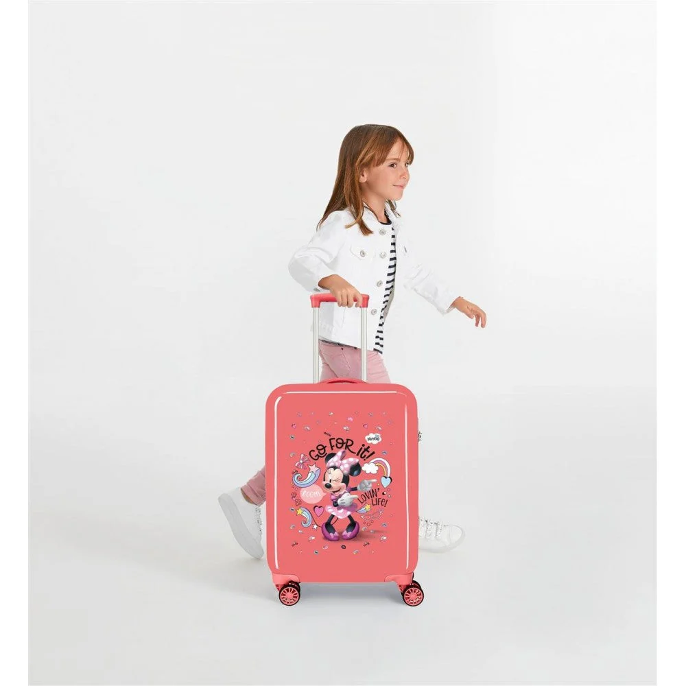 Maleta de cabina Minnie Loving Life rígida 55 cm coral - Image 9