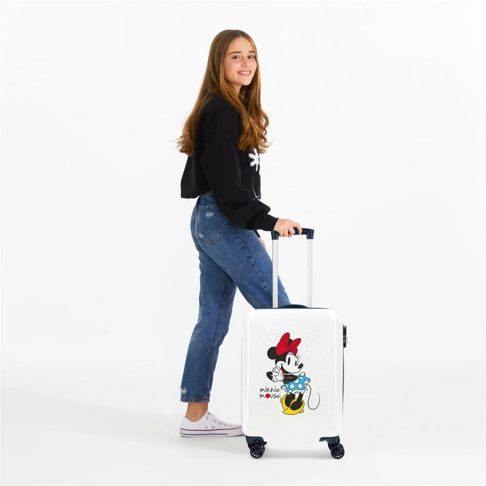 Maleta de cabina MINNIE MAGIC 55CM Blanco - Image 4
