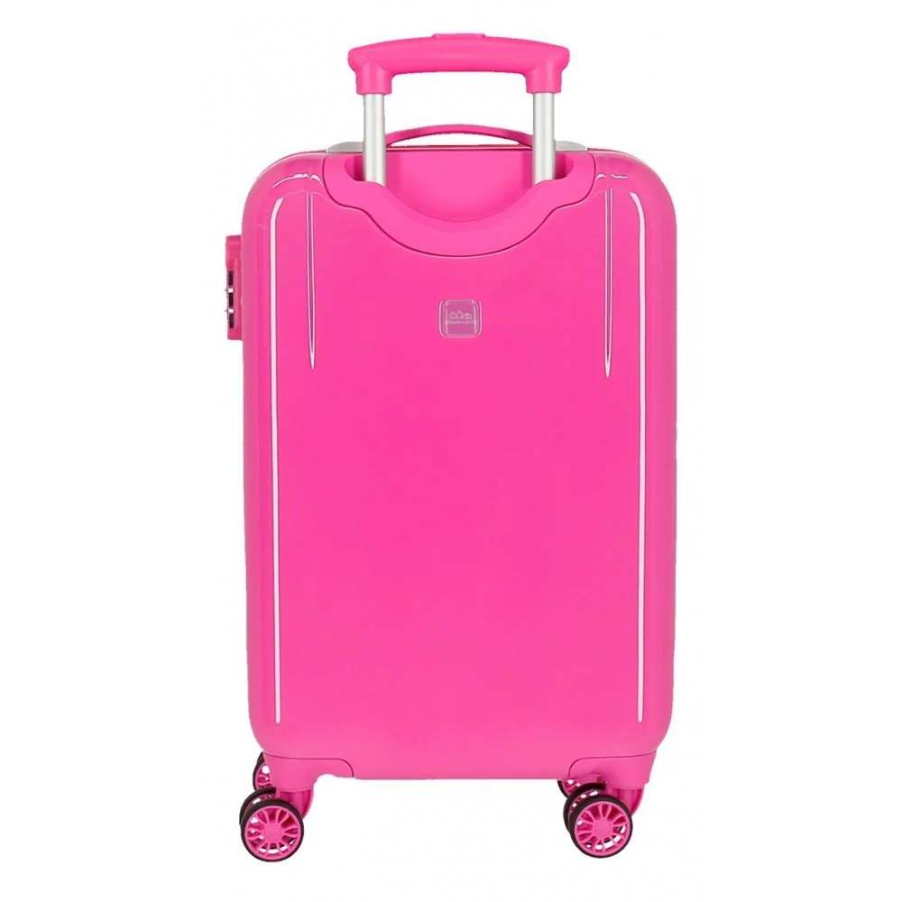 Maleta de cabina Minnie Stickers rígida 55cm Rosa - Image 3