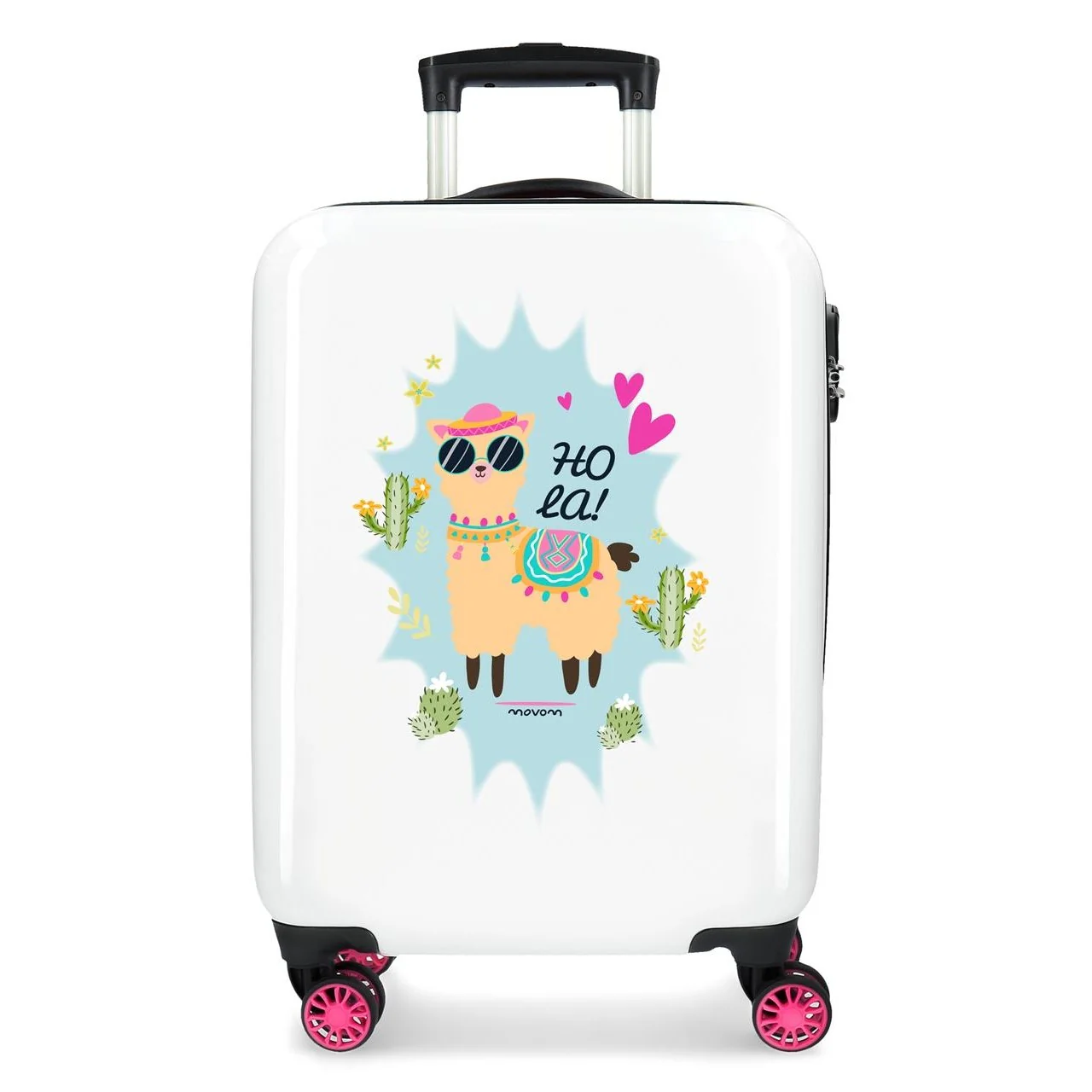 Maleta de Cabina Movom HOLA LLAMA rígida 55cm - Image 2