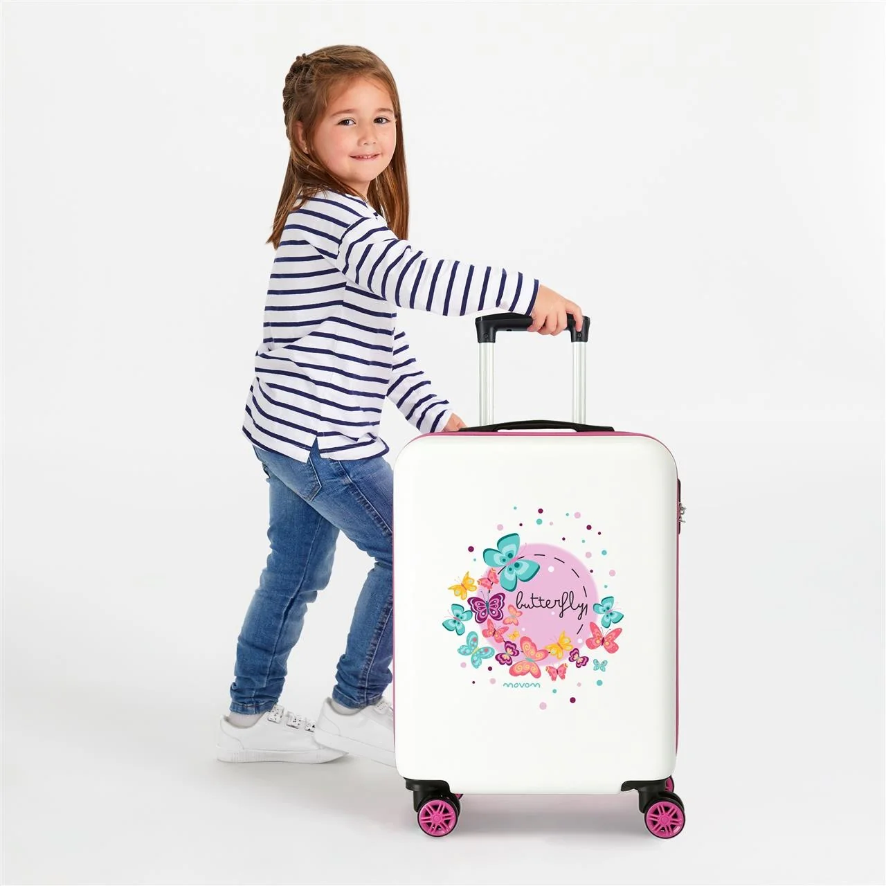 Maleta de Cabina Movom MARIPOSAS rígida 50cm - Image 3