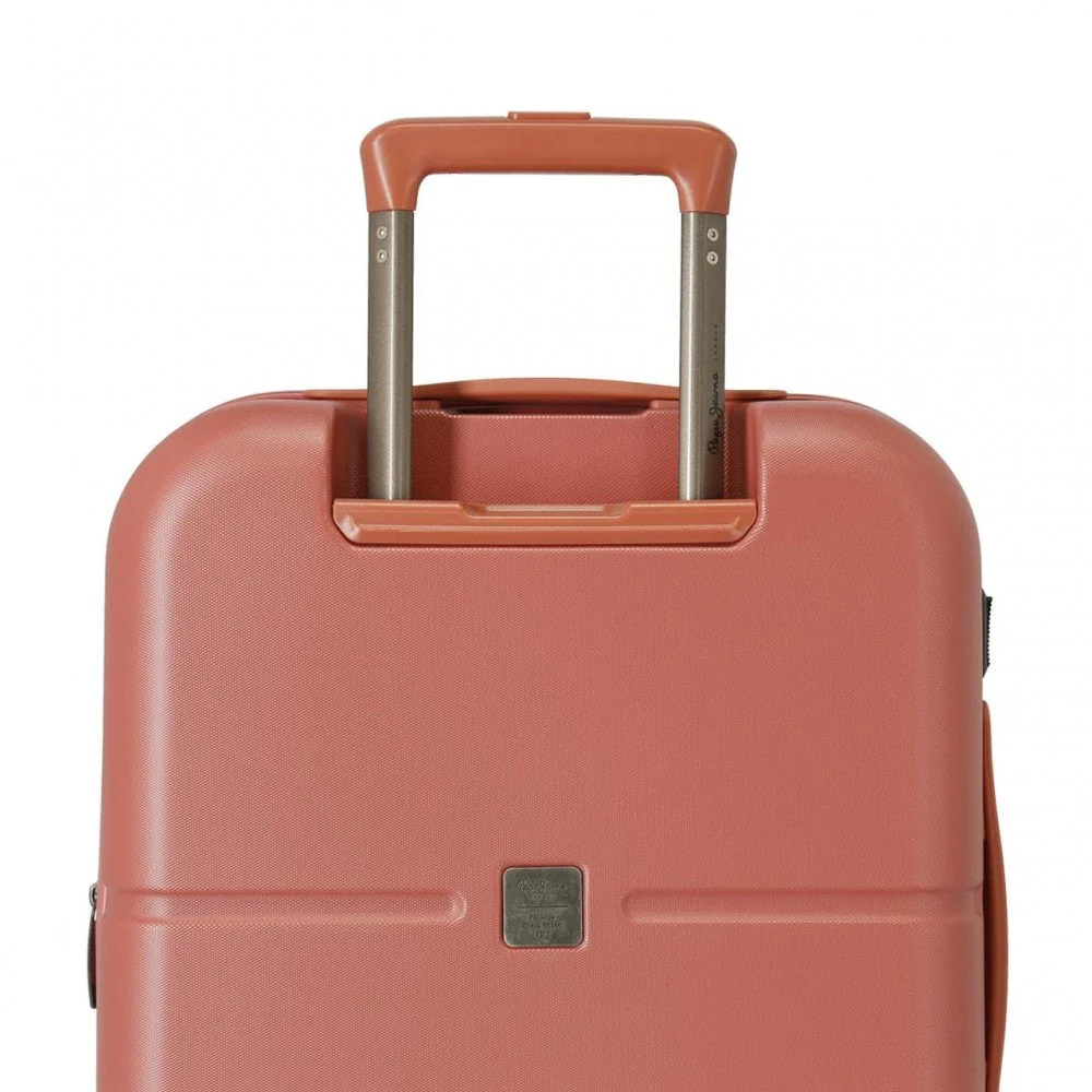 Maleta de cabina Pepe Jeans Laila terracota expandible rígida 55cm - Image 10