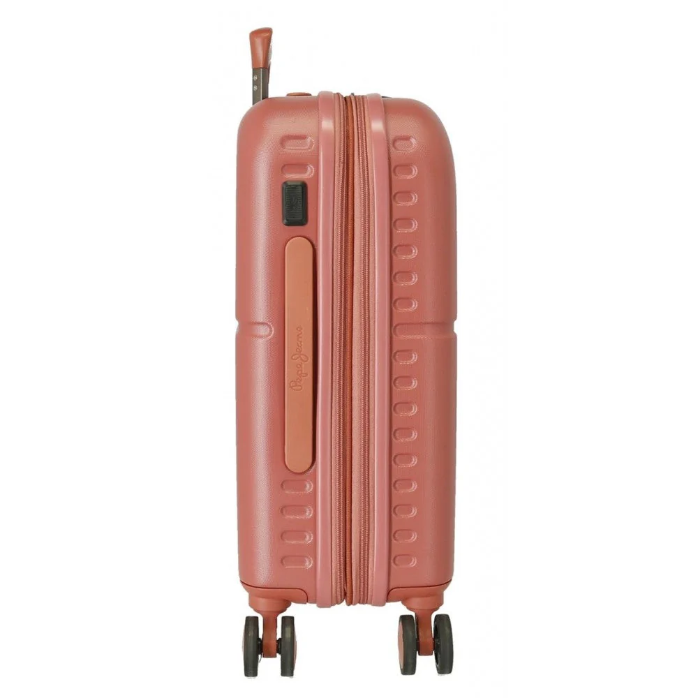 Maleta de cabina Pepe Jeans Laila terracota expandible rígida 55cm - Image 11