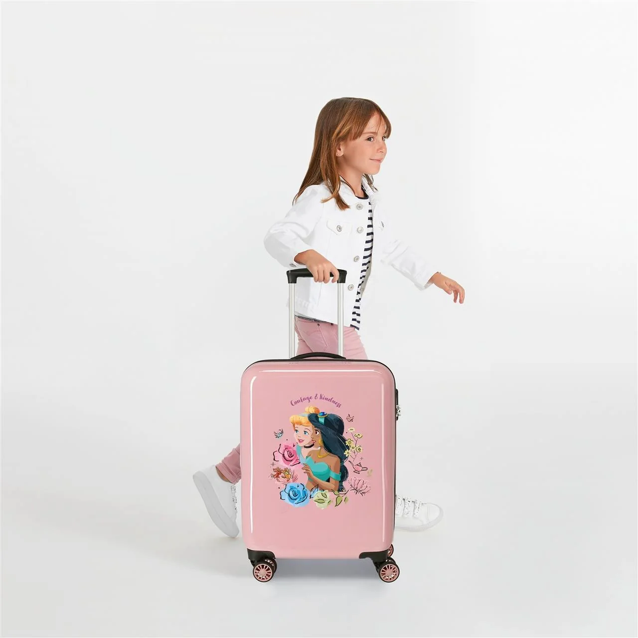 Maleta de cabina Princesas Courage & Kindness rígida 55 cm - Image 2